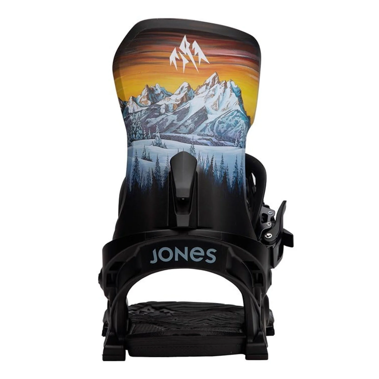 Jones Men's Meteorite Snowboard Bindings 2024 Black/Art - Image 4