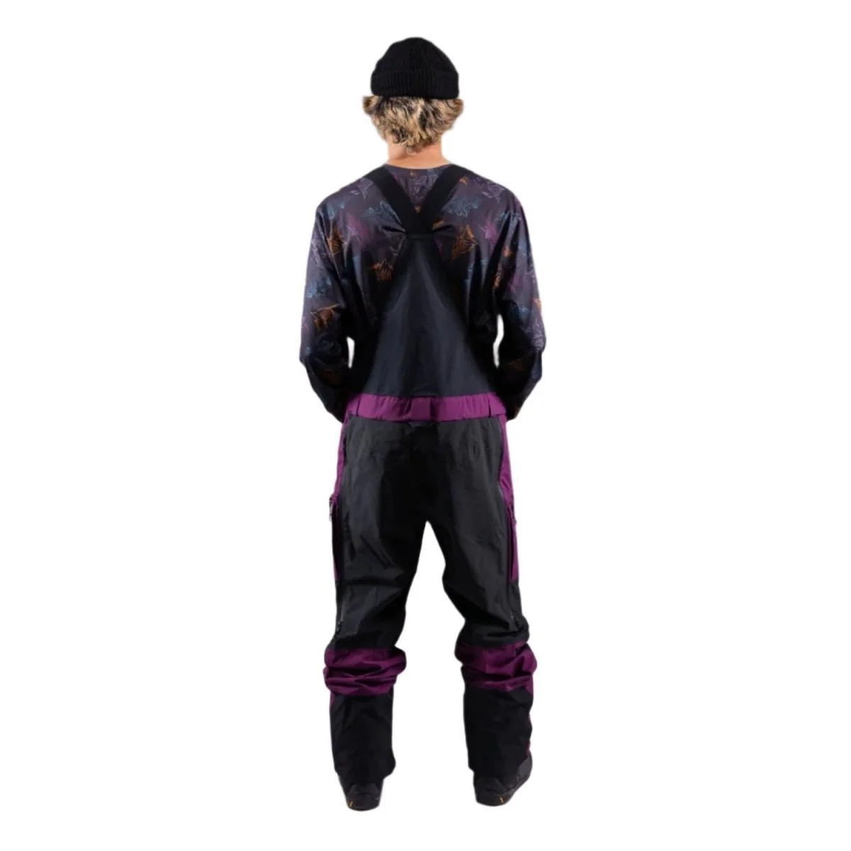 Jones Men's MTN Surf Recycled Bib Pant 2025 Deep Purple - Image 2