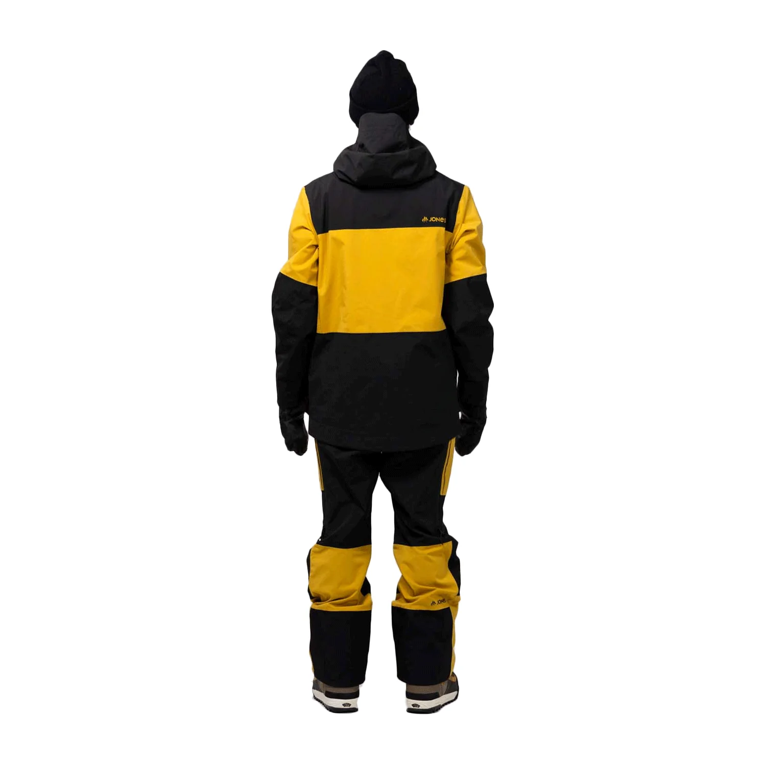 Jones Men's Mtn Surf Recycled Jacket 2024 Sunrise Gold/Stealth Black - Image 2
