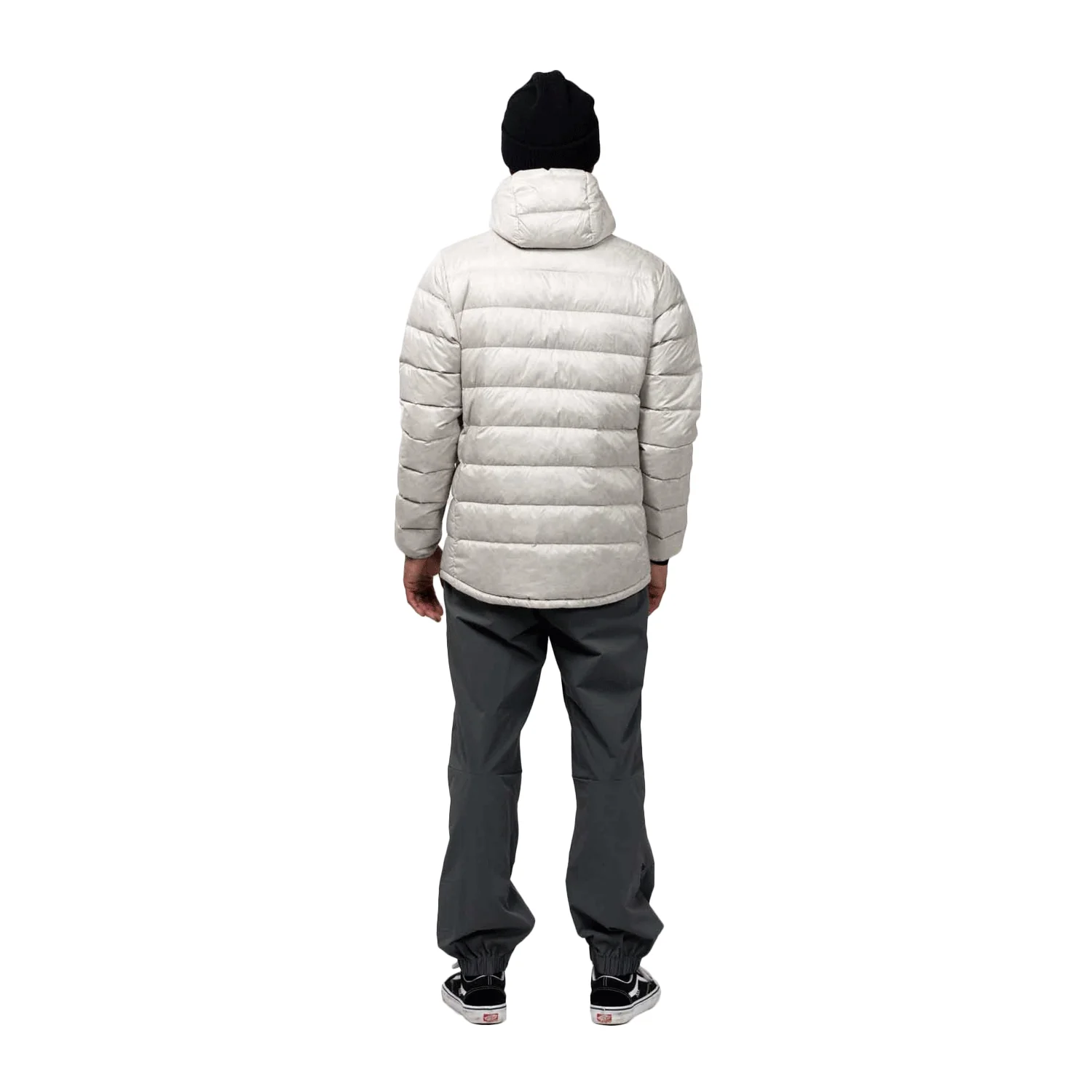 Jones Men's Re-Up Down Recycled Hooded Jacket Mineral Grey - Image 2