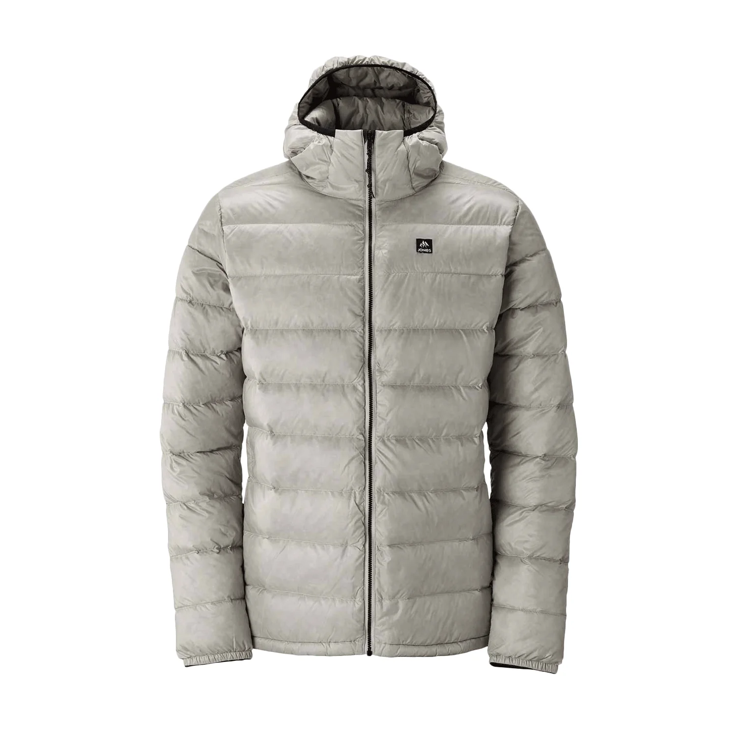 Jones Men's Re-Up Down Recycled Hooded Jacket Mineral Grey - Image 3