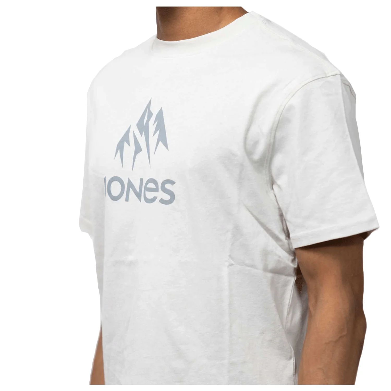 Jones Men's Truckee Organic Cotton T Shirt Mineral Grey - Image 2