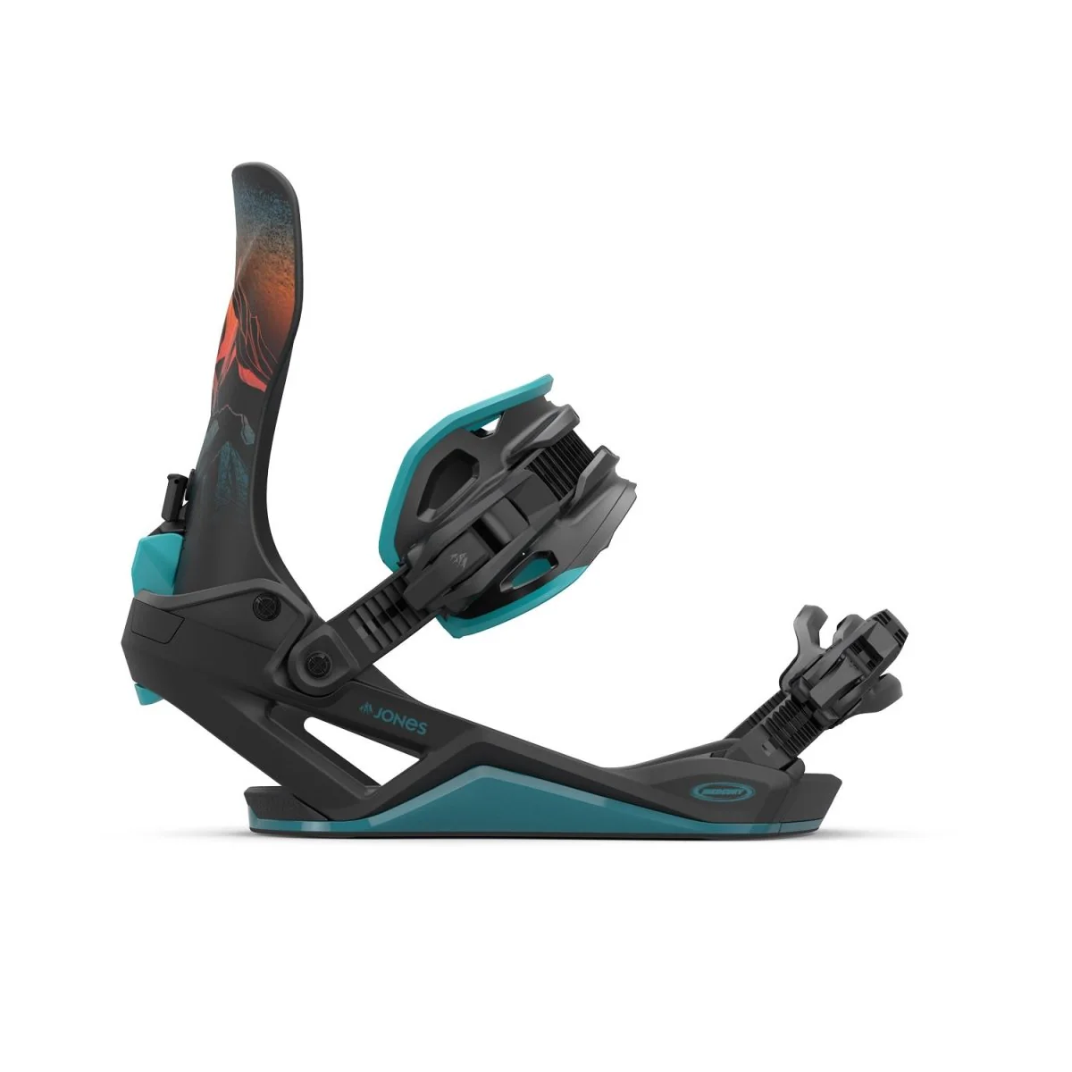 Jones Mercury FASE Art Snowboard Bindings 2026 Blue Art - Image 2