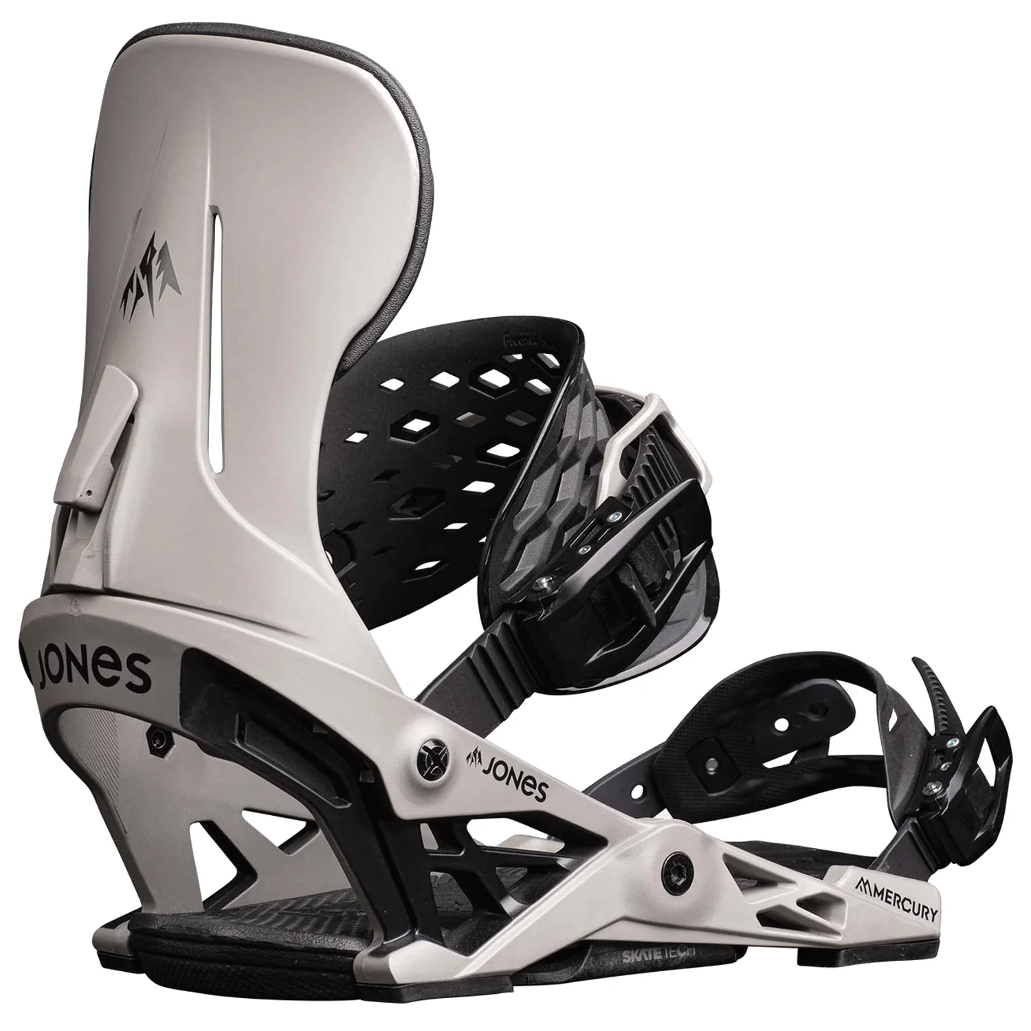 Jones Mercury Snowboard Bindings 2023 Earth Grey - Image 2