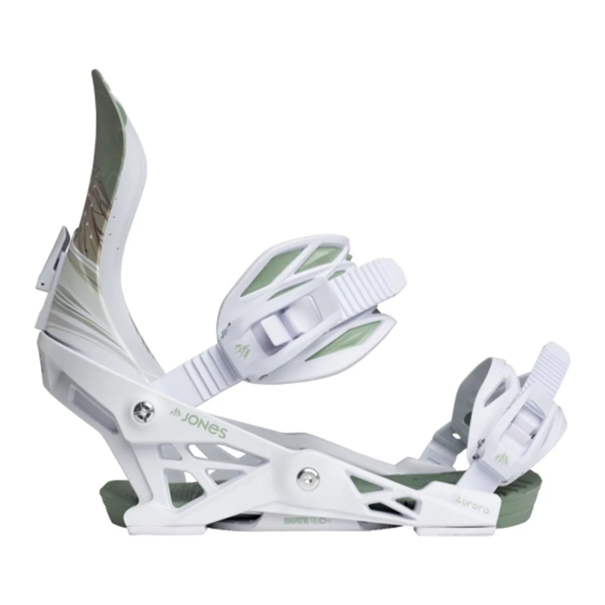 Jones Women's Aurora Snowboard Bindings 2025 White/Art - Image 3