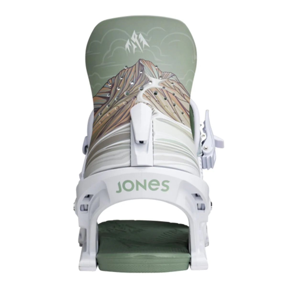 Jones Women's Aurora Snowboard Bindings 2025 White/Art - Image 4