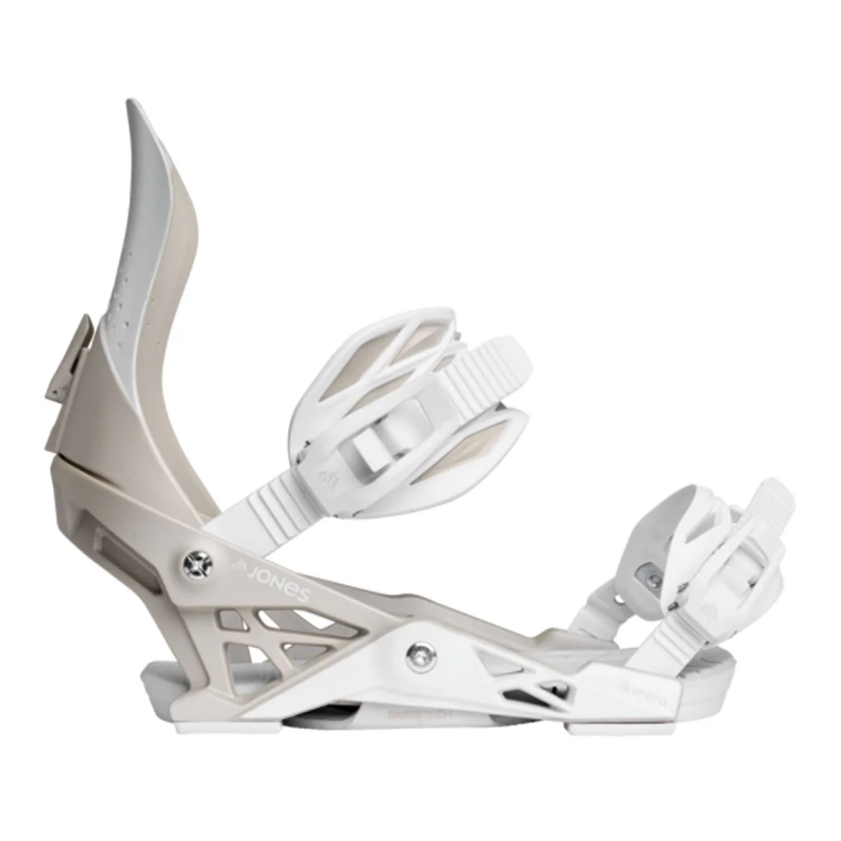 Jones Women's Aurora Snowboard Bindings 2025 White Mineral - Image 3