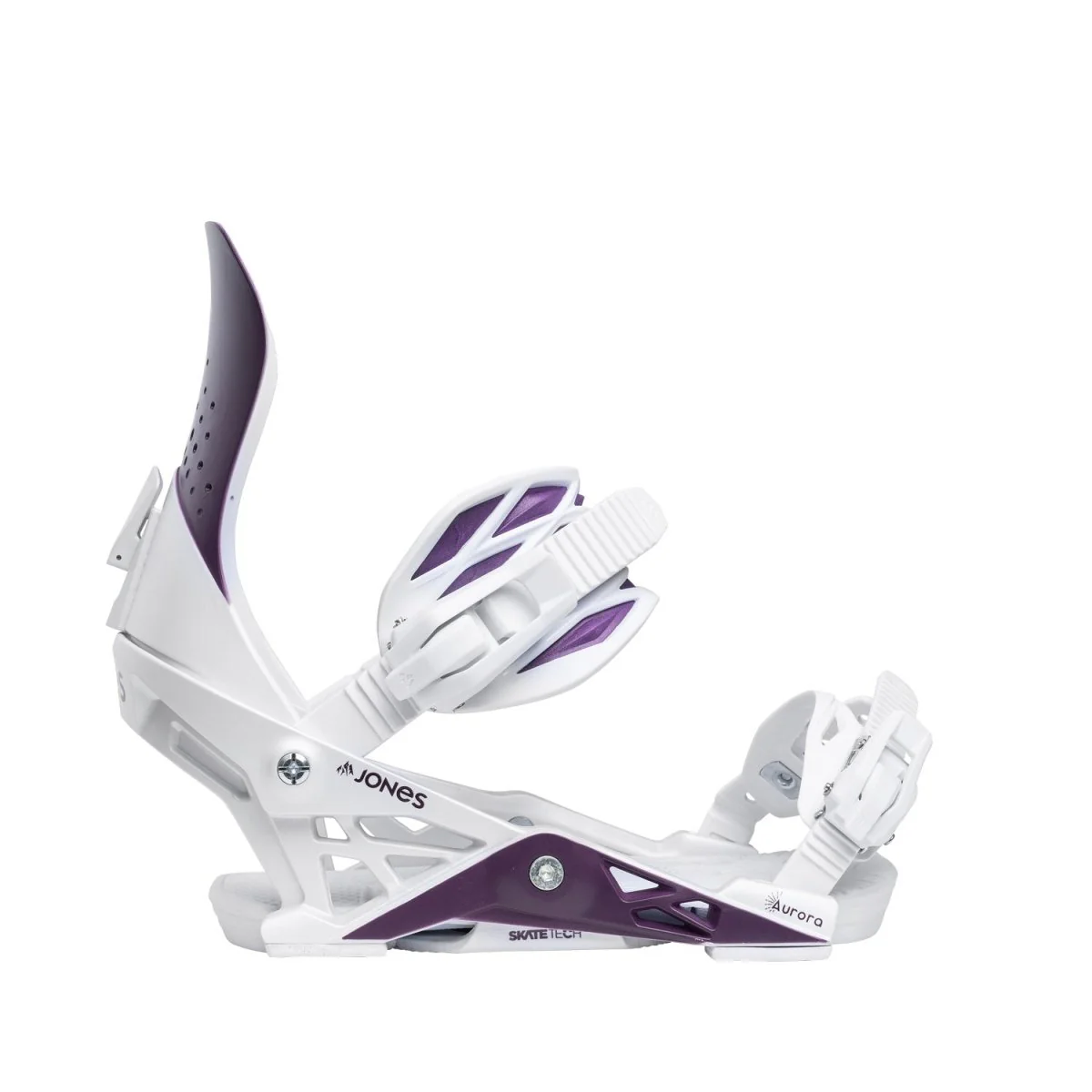 Jones Women's Aurora Snowboard Bindings 2026 Deep Purple White - Image 4