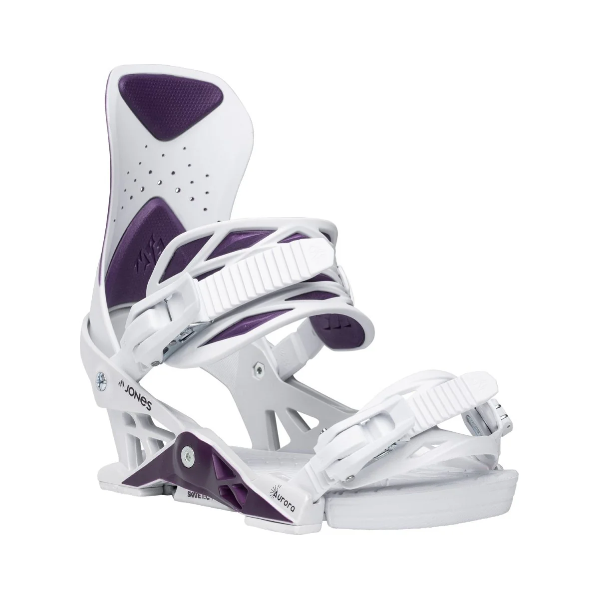 Jones Women's Aurora Snowboard Bindings 2026 Deep Purple White - Image 5