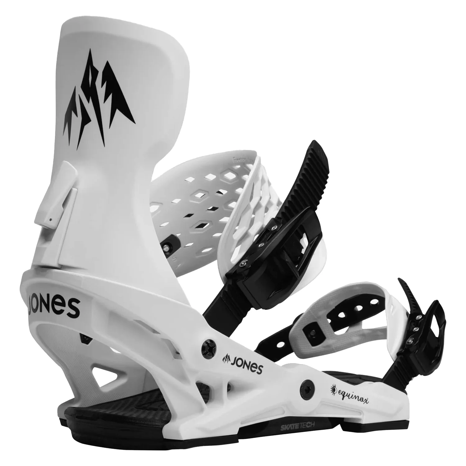 Jones Women's Equinox Snowboard Bindings 2024 Cloud White - Image 2