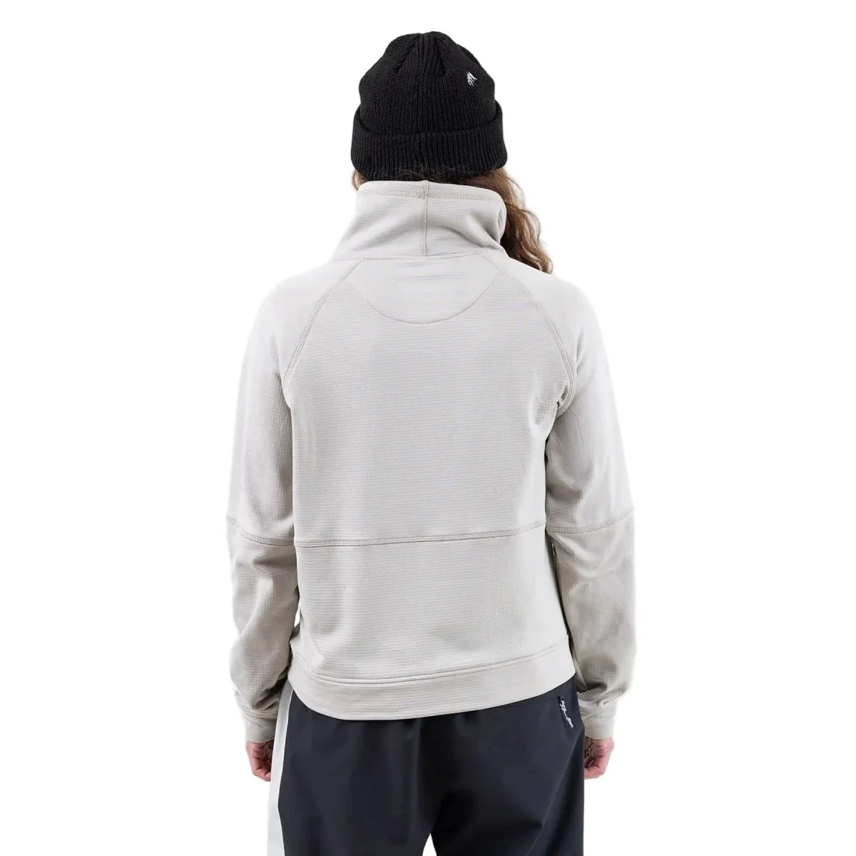 Jones Women's Flagship Recycled Grid 1/2 Zip Anorak 2026 Smoke Gray - Image 3
