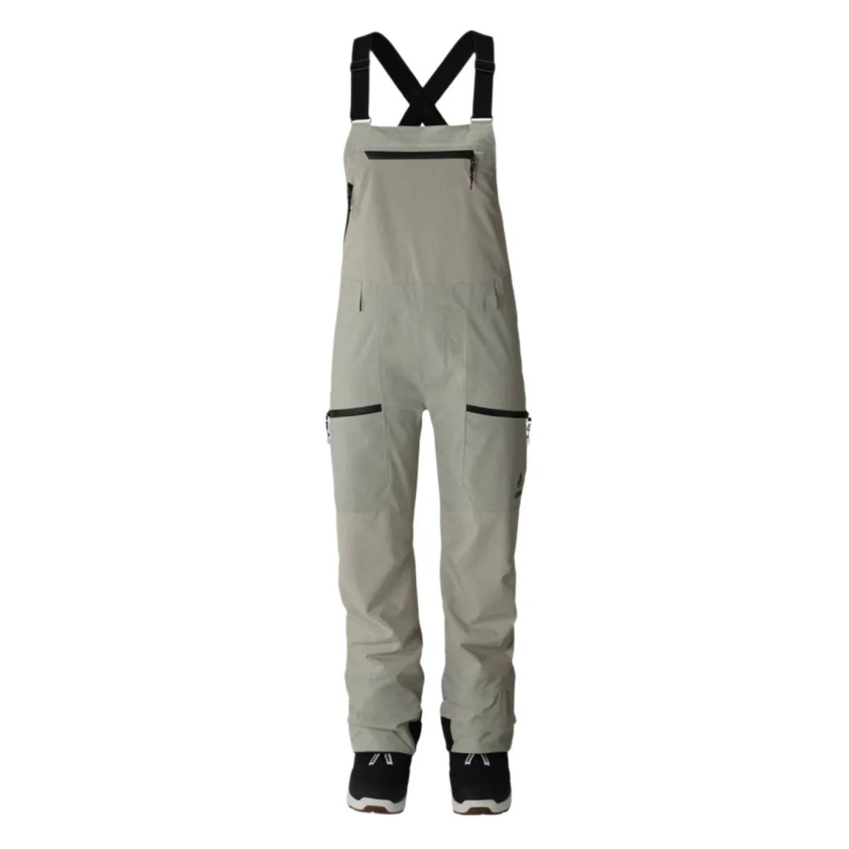 Jones Women's MTN Surf Recycled Bib Pant 2025 Smoke Grey - Image 4