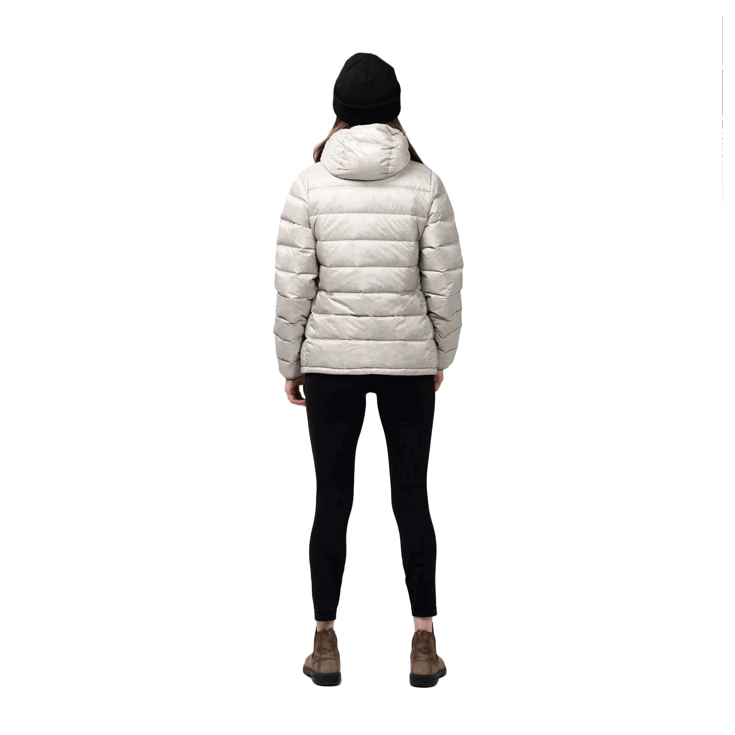 Jones Women's Re-Up Down Recycled Hooded Jacket Mineral Grey - Image 2