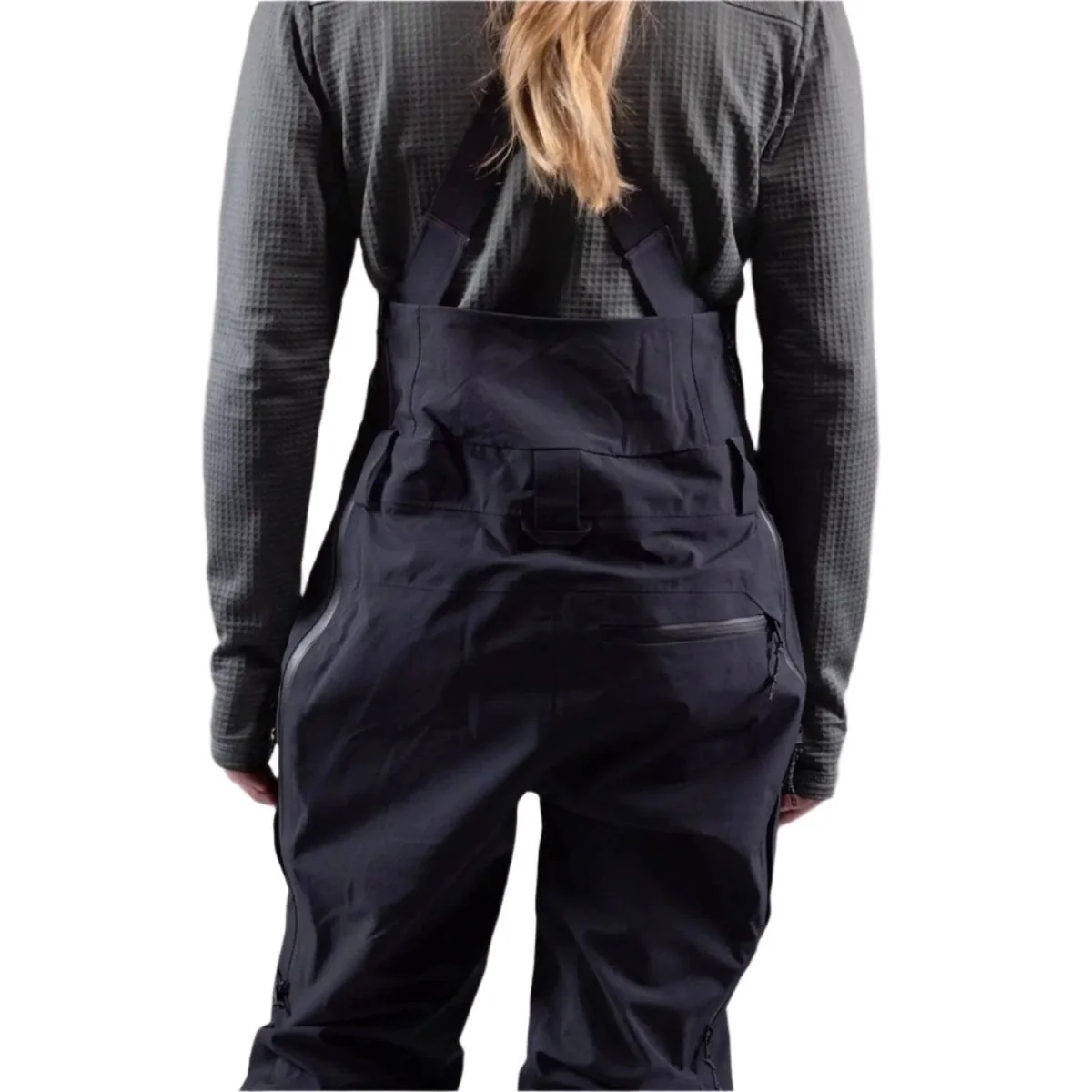 Jones Women's Shralpinist Stretch Recycled Bib Pant 2025 Stealth Black - Image 3