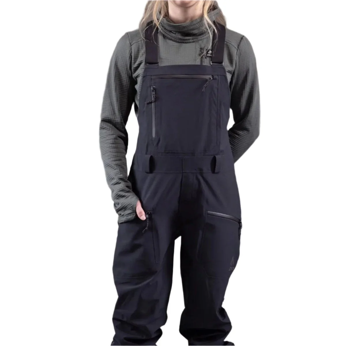 Jones Women's Shralpinist Stretch Recycled Bib Pant 2025 Stealth Black - Image 5