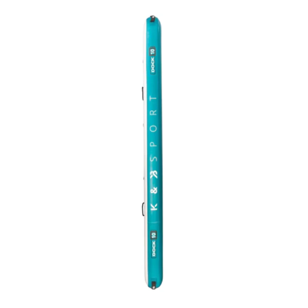 K&B Inflatable Dock 10 x 10 Feet Teal - Image 5