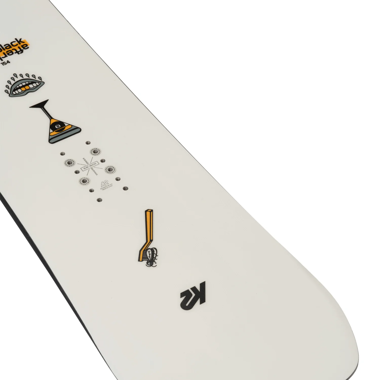 K2 Men's Afterblack Snowboard 2024 - Image 5