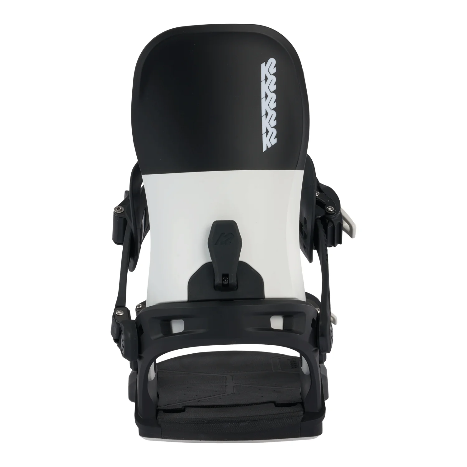 K2 Men's Bond Snowboard Bindings 2024 Black/White - Image 4