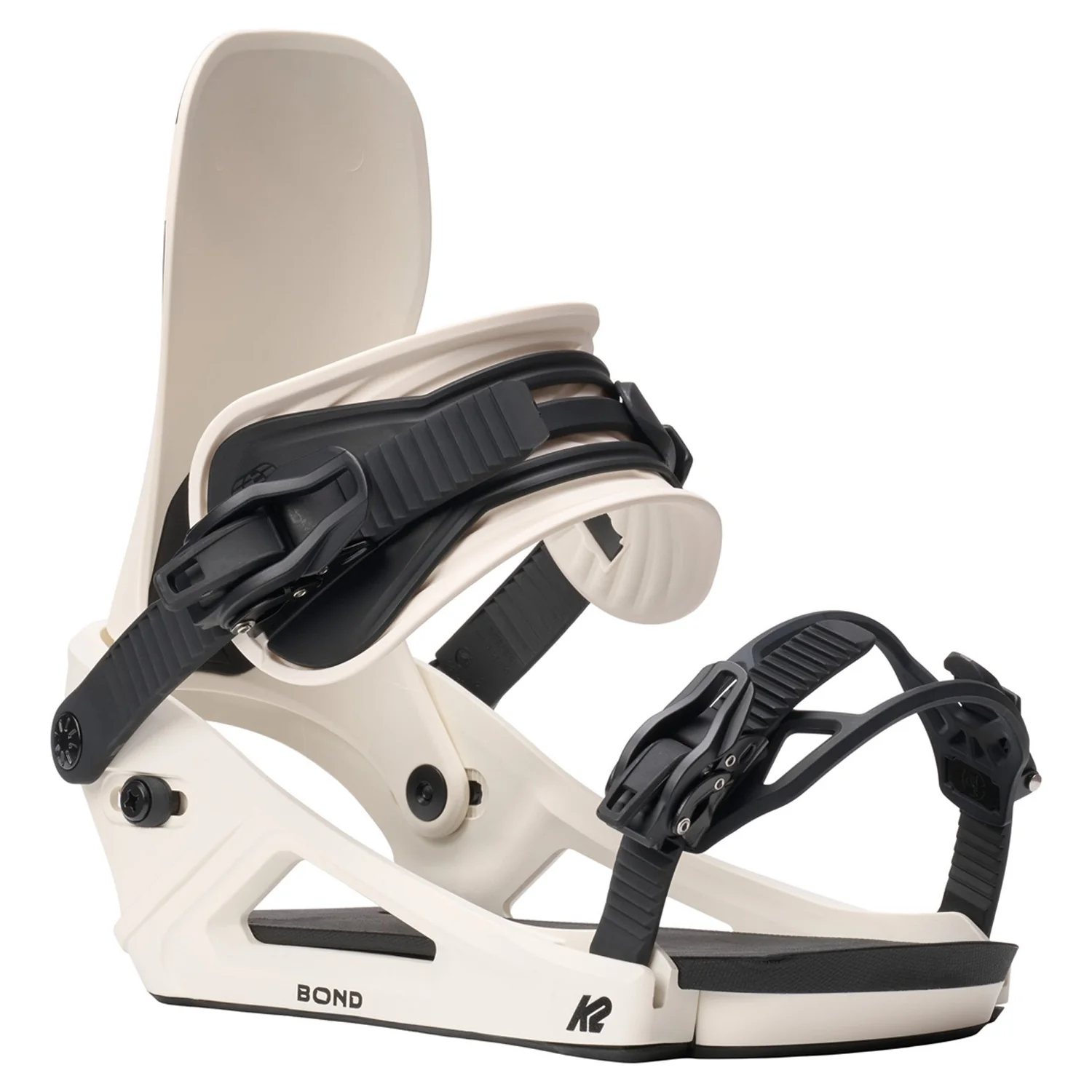 K2 Men's Bond Snowboard Bindings 2026 White - Image 2