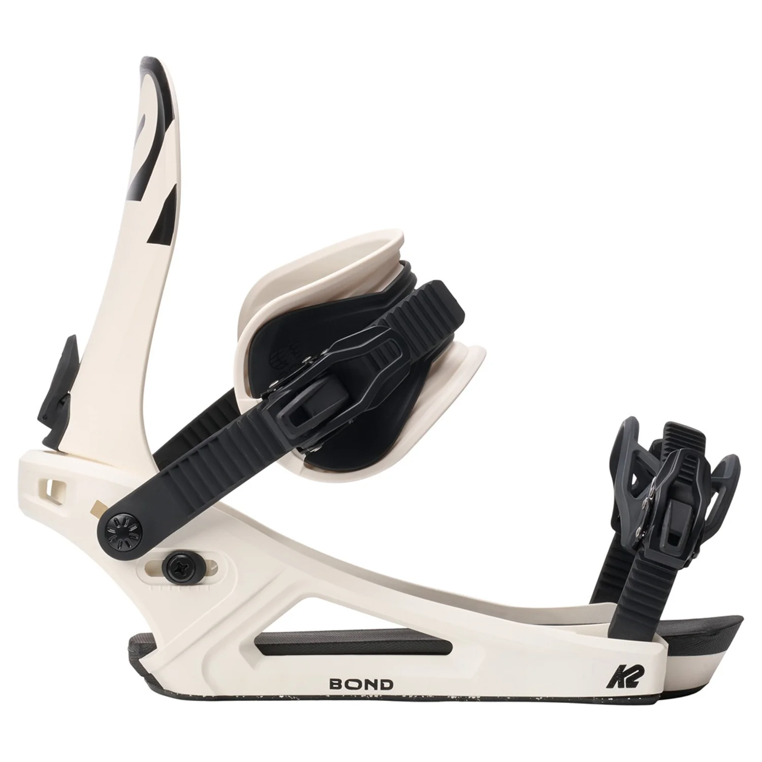 K2 Men's Bond Snowboard Bindings 2026 White - Image 3