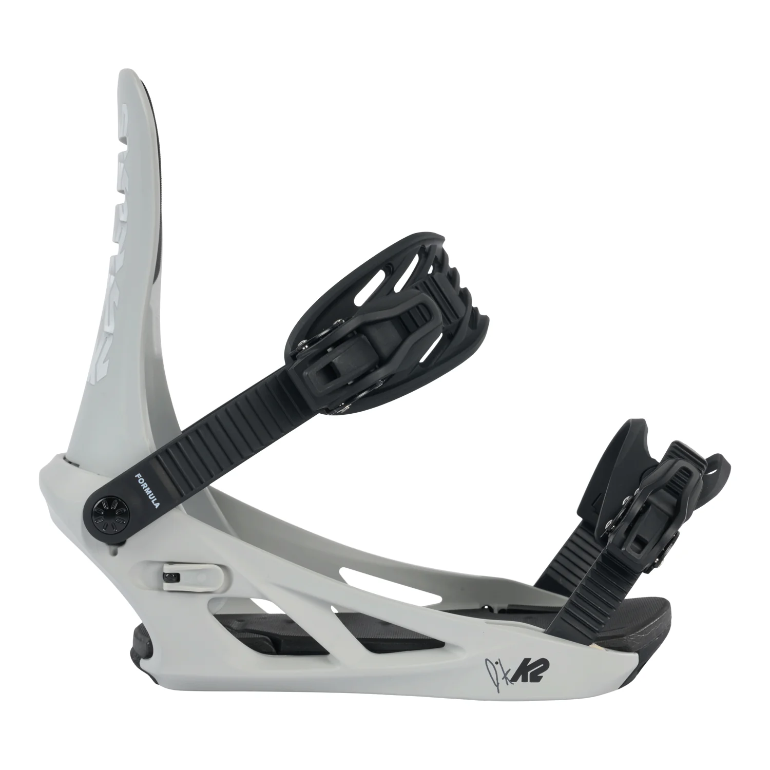 K2 Men's Formula Snowboard Bindings 2024 White/Jake Kuzyk