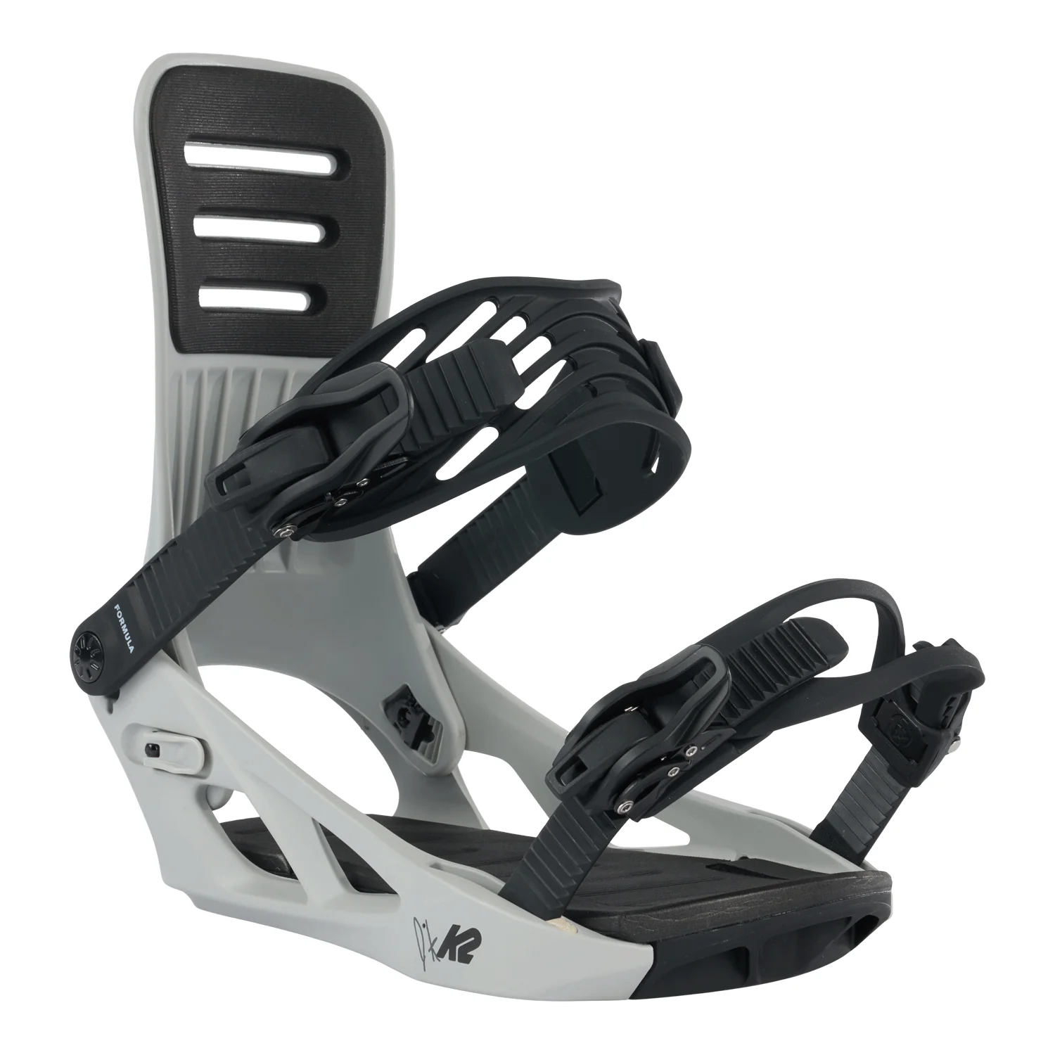 K2 Men's Formula Snowboard Bindings 2024 White/Jake Kuzyk - Image 3