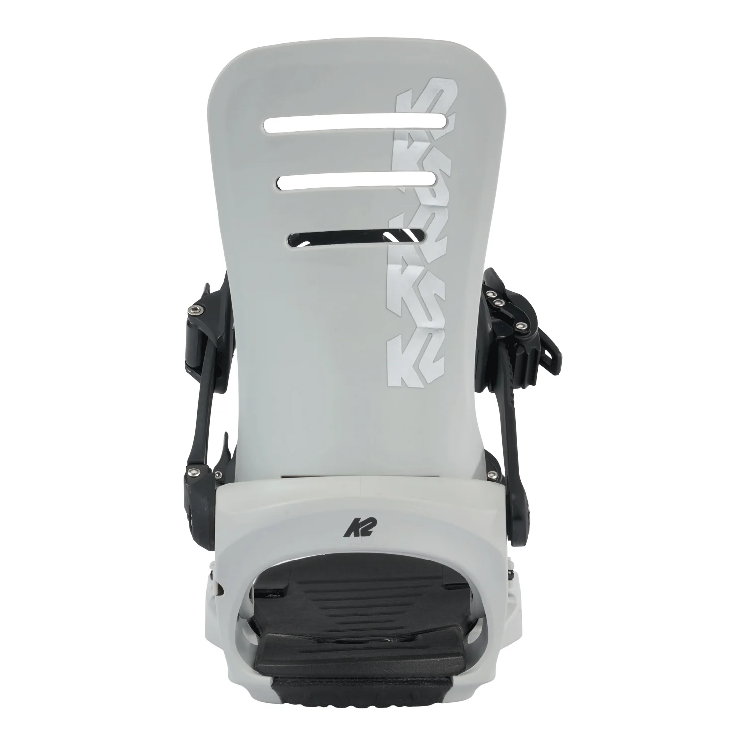 K2 Men's Formula Snowboard Bindings 2024 White/Jake Kuzyk - Image 4