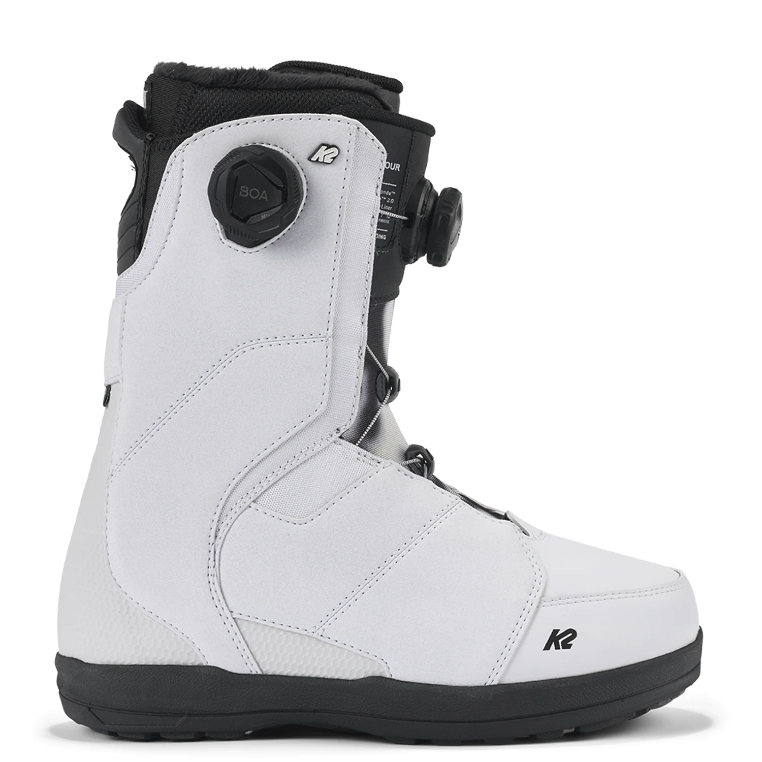 K2 Women's Contour Snowboard Boots 2024 White - Image 2