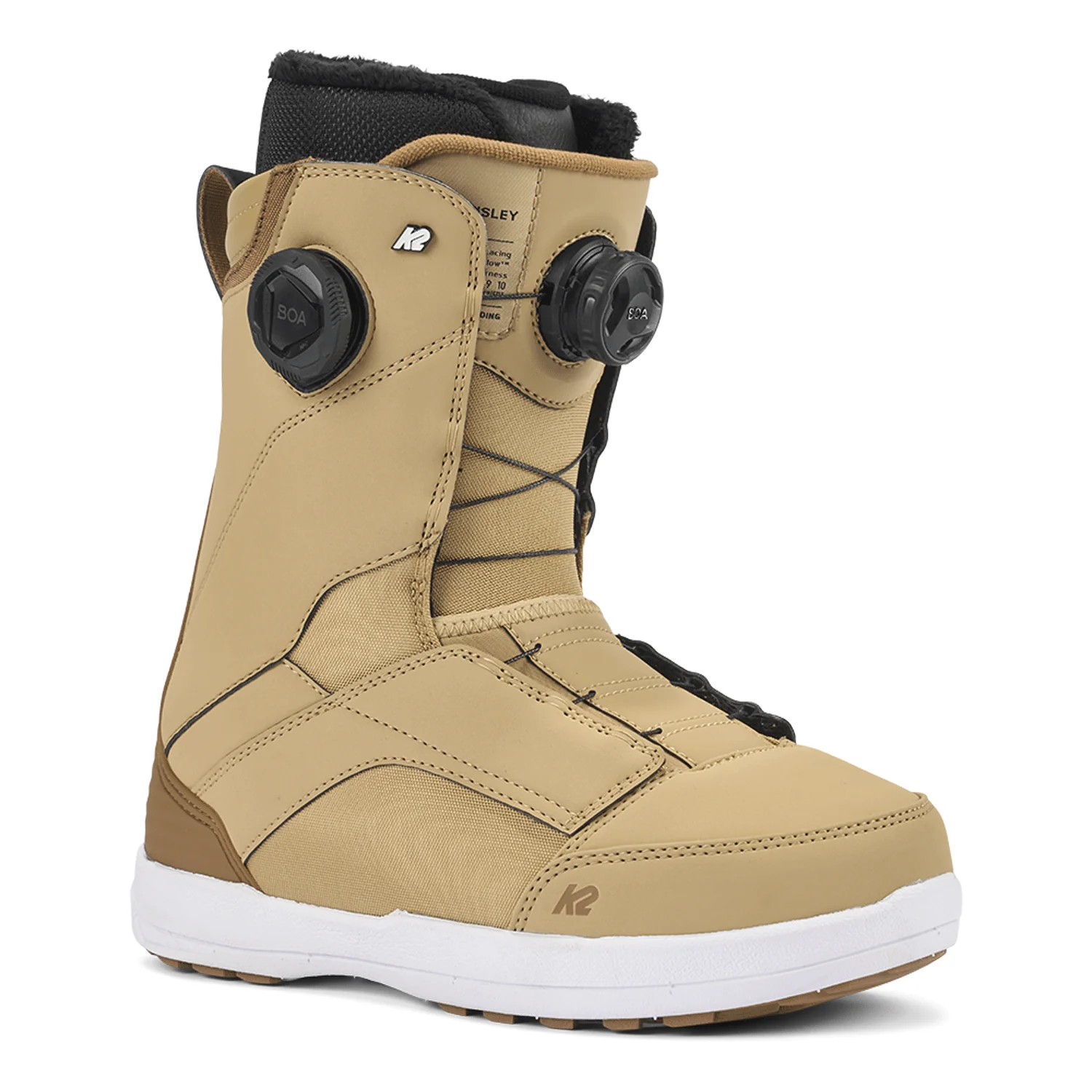K2 Women's Kinsley Snowboard Boots 2024 Tan - Image 2