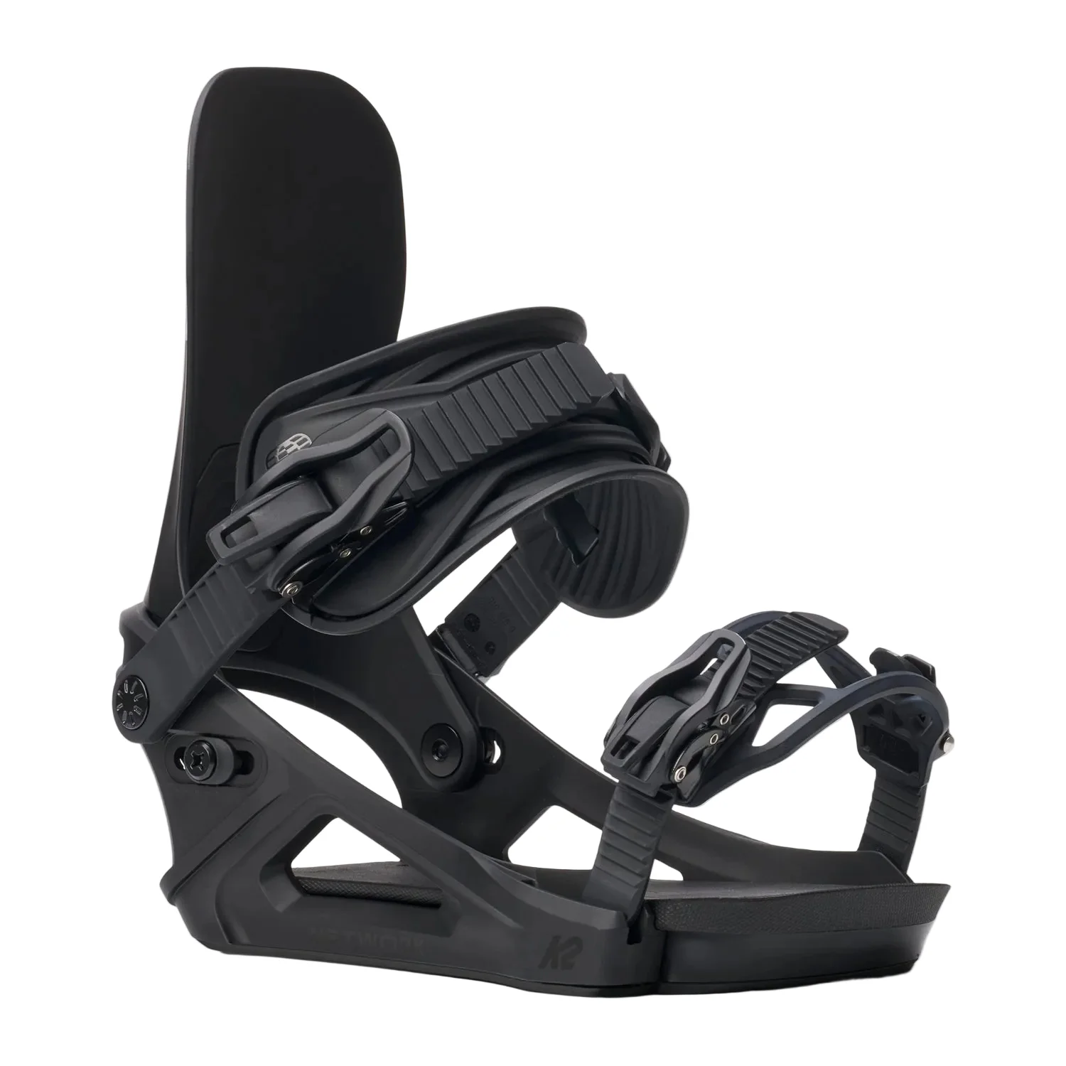 K2 Women's Network Snowboard Bindings 2026 Black - Image 3