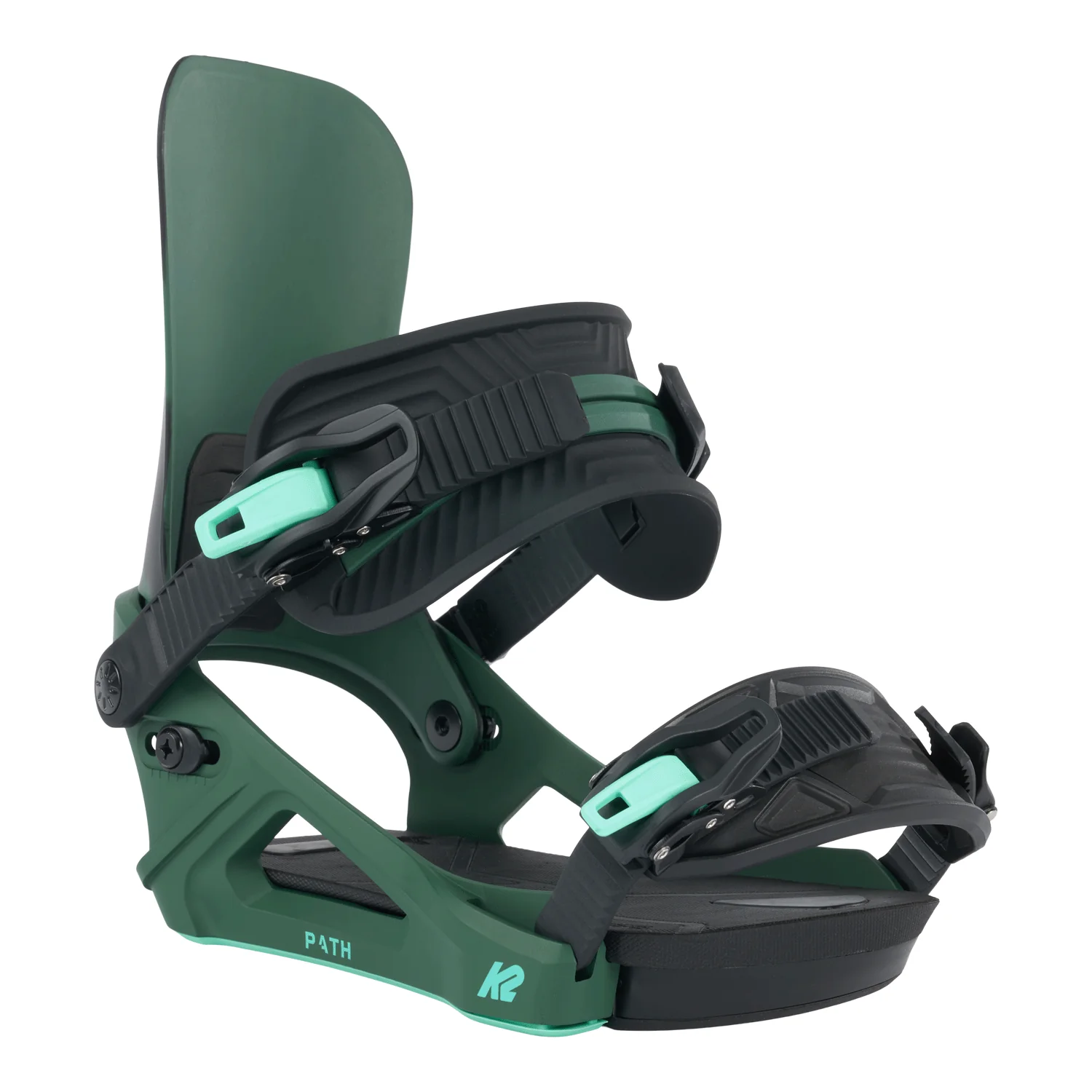 K2 Women's Path Snowboard Bindings 2024 Deep Green - Image 3