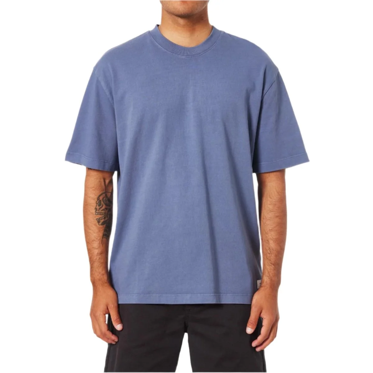 Katin Men's Box Fit Heritage T-Shirt Blue Pigment Dye - Image 2