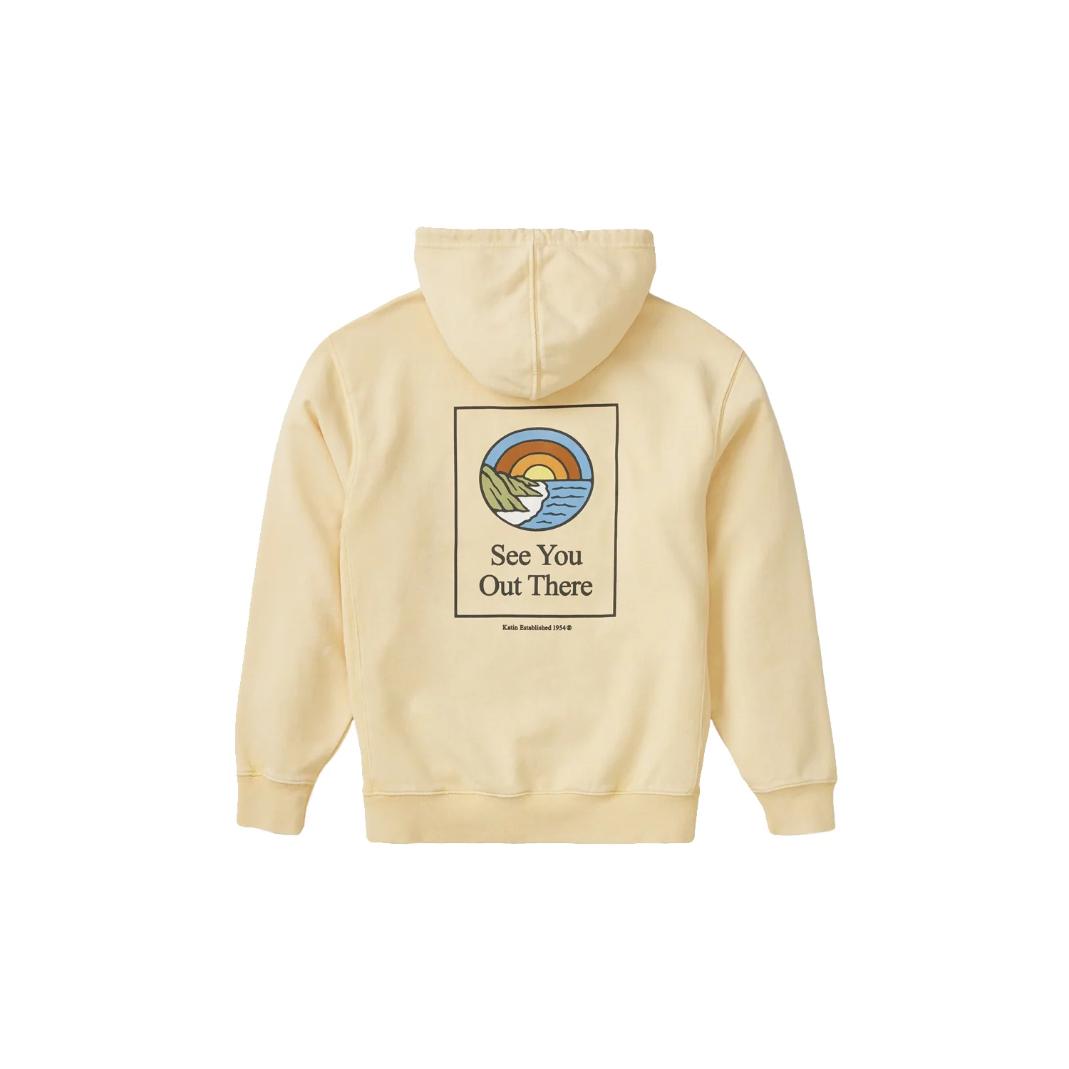 Katin Men's Coastal Hoodie Sun Yellow Sand Wash - Image 3