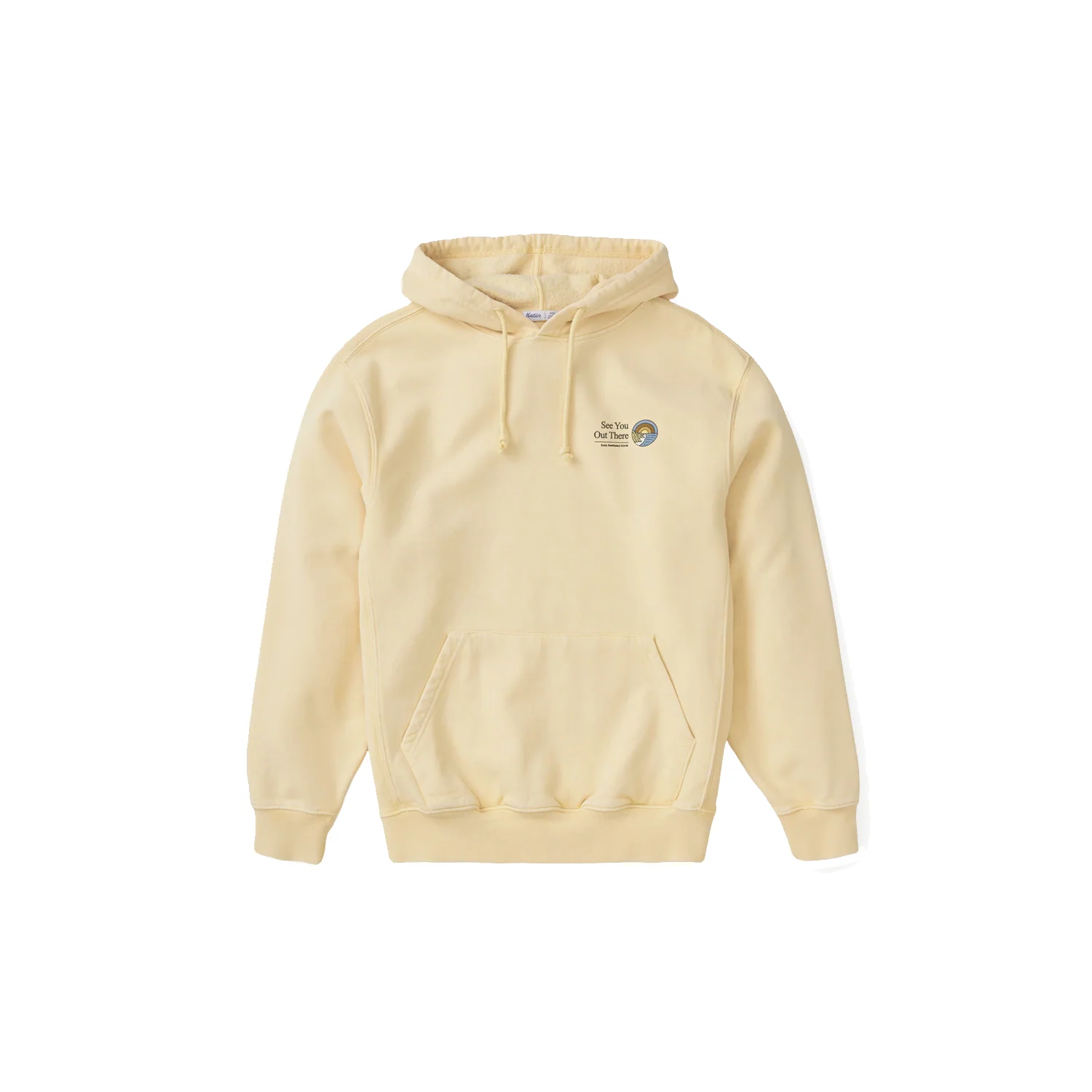 Katin Men's Coastal Hoodie Sun Yellow Sand Wash - Image 4