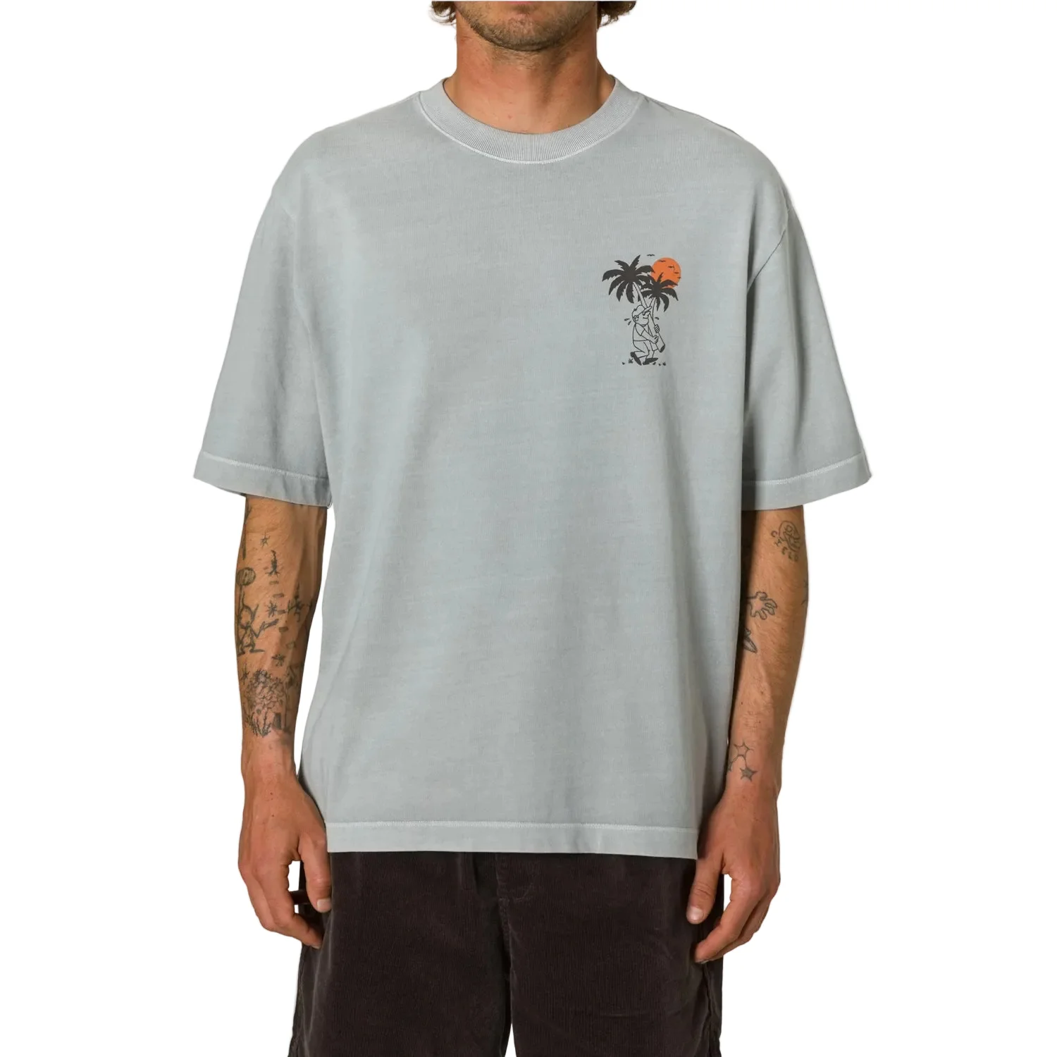 Katin Men's Delivery Box Fit T-Shirt Neutral Gray - Image 2