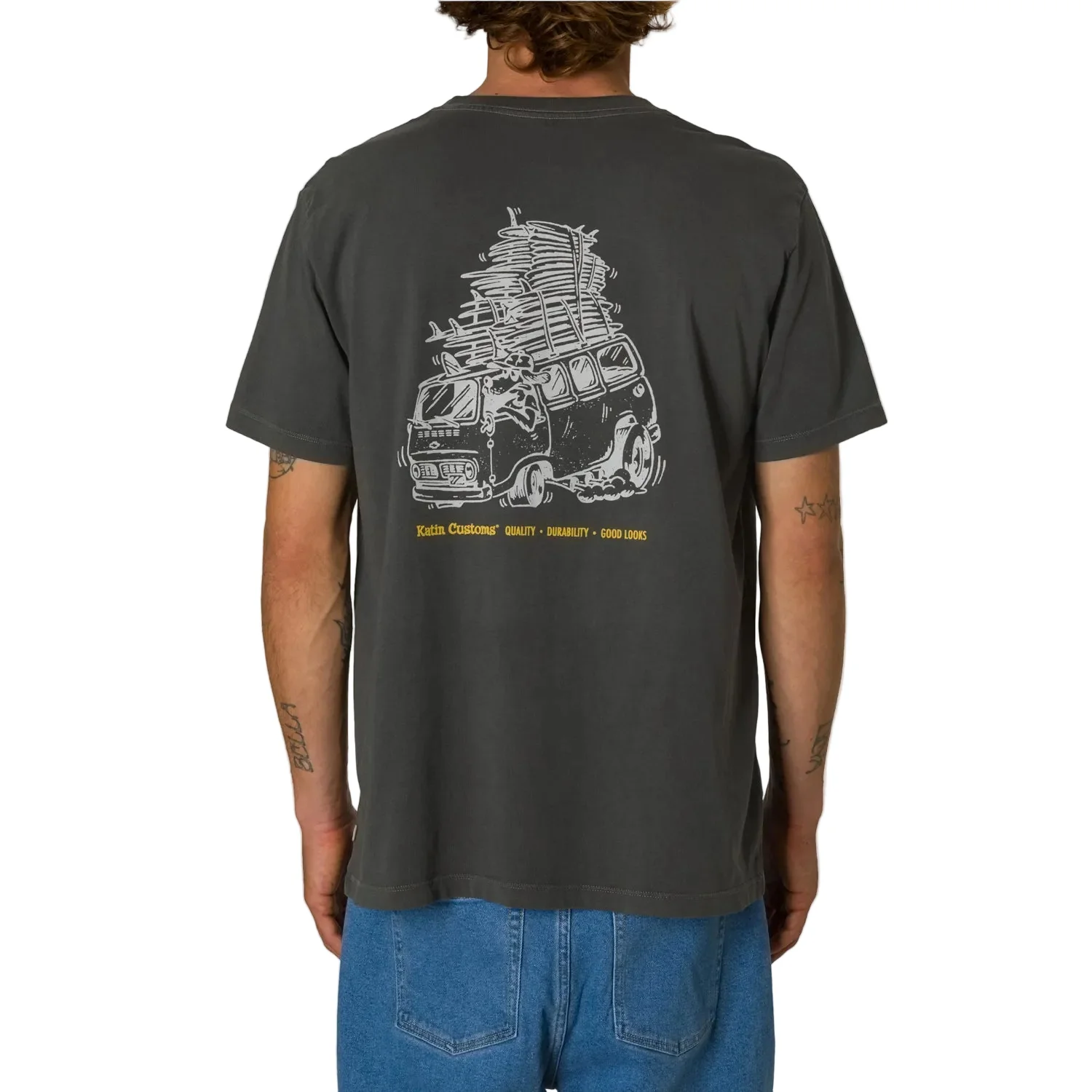 Katin Men's Haulin T-Shirt Lead - Image 3