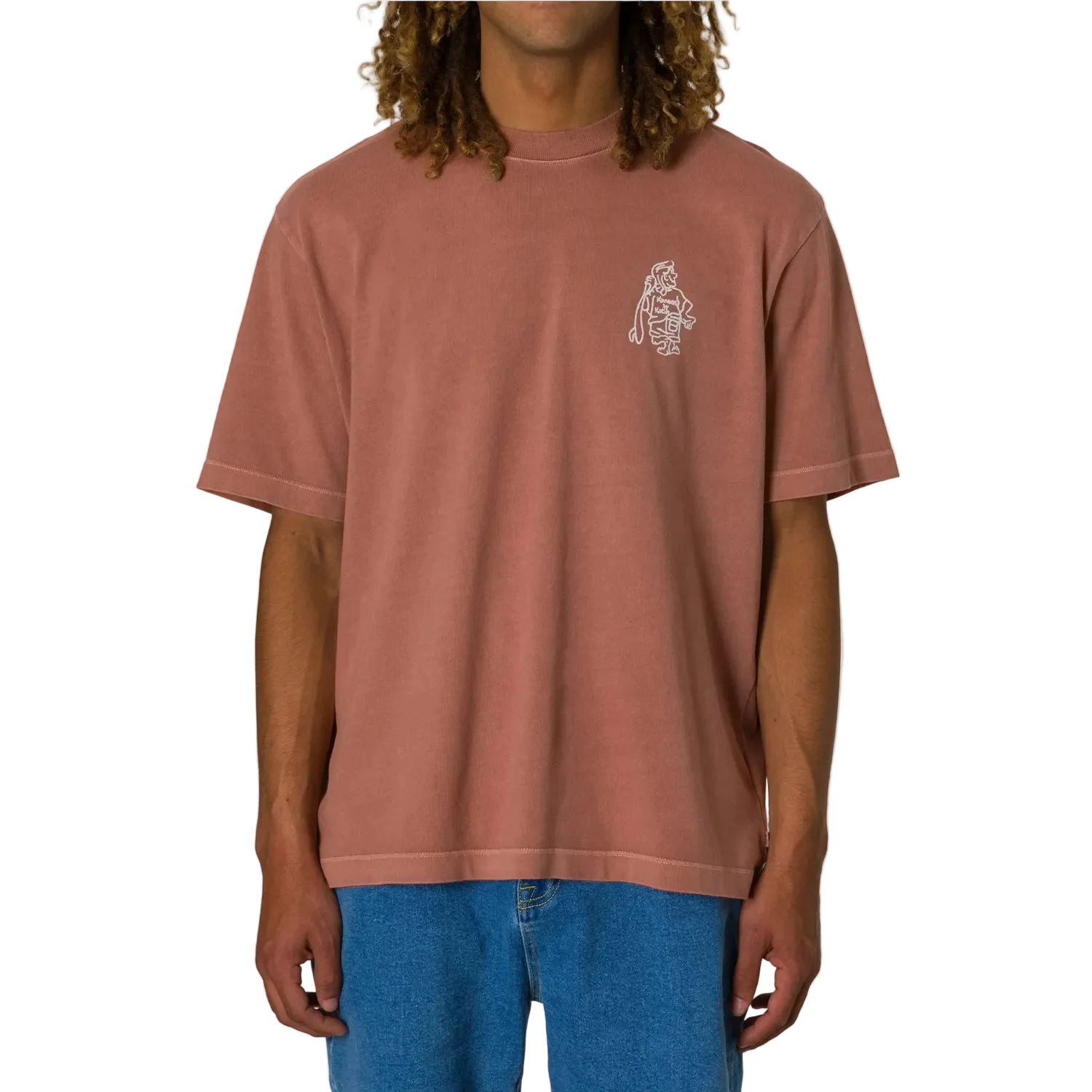 Katin Men's Hot Line Box Fit T-Shirt Red Clay - Image 2