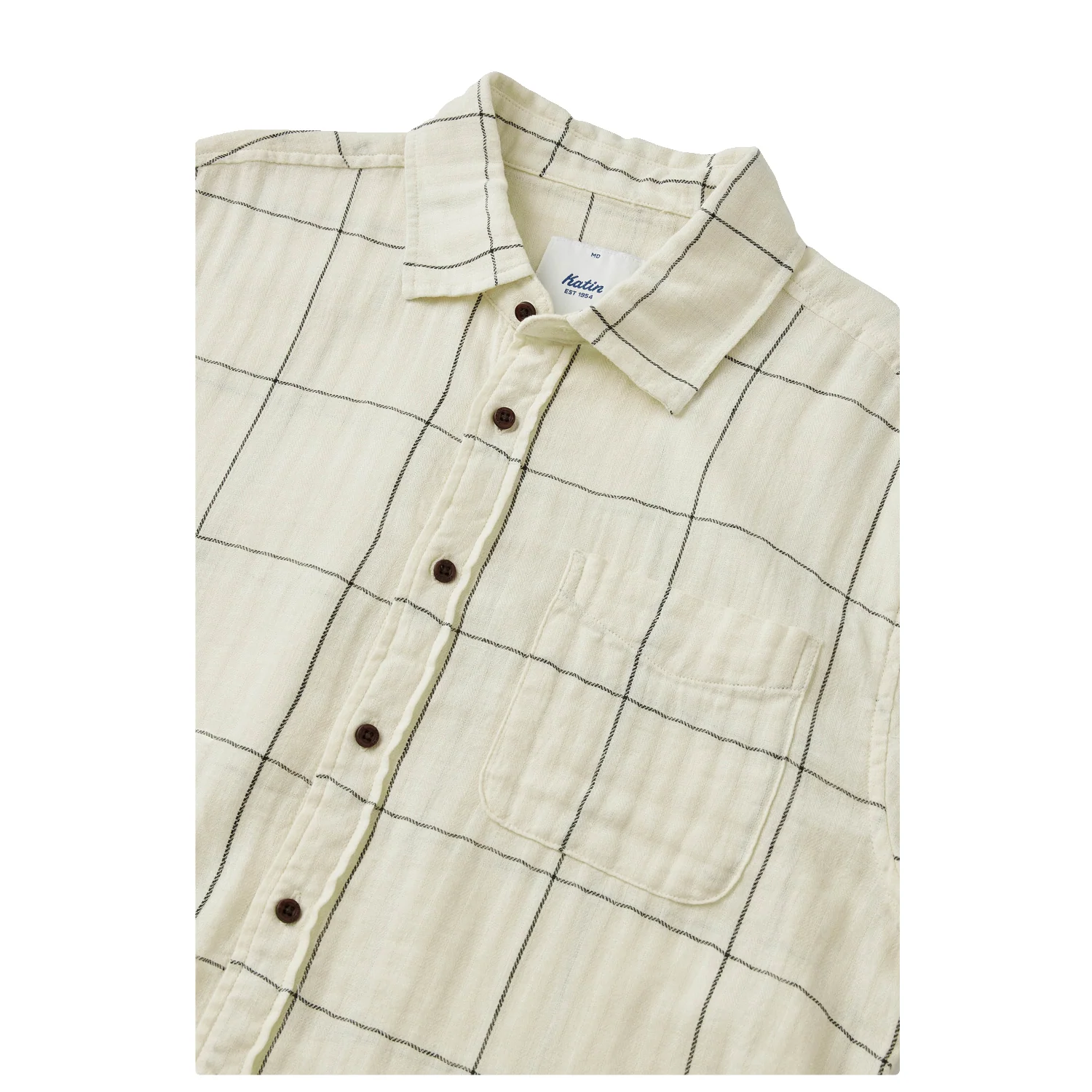 Katin Men's Monty Shirt Vintage White - Image 5