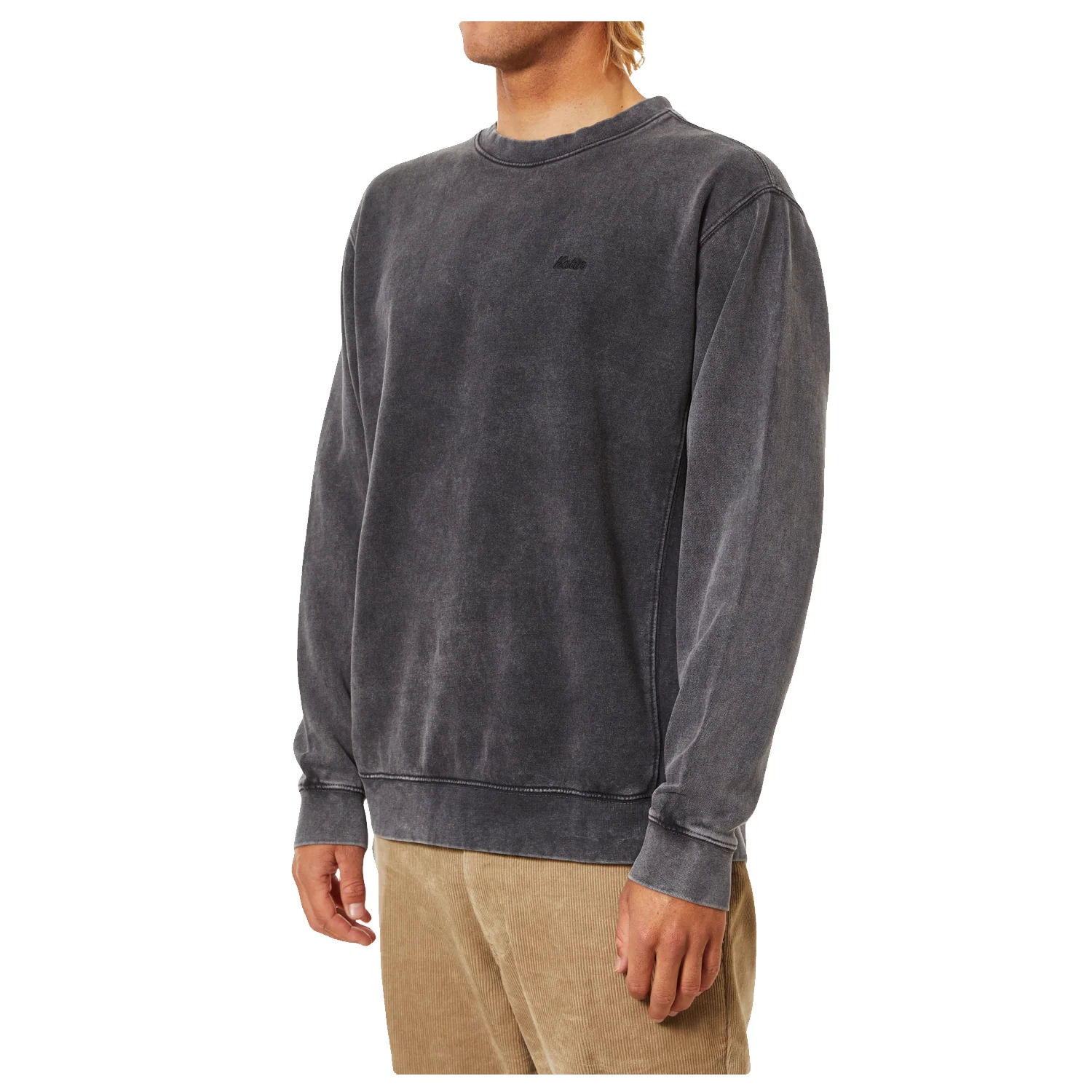Katin Men's Solid Crew Black Sand Wash - Image 3