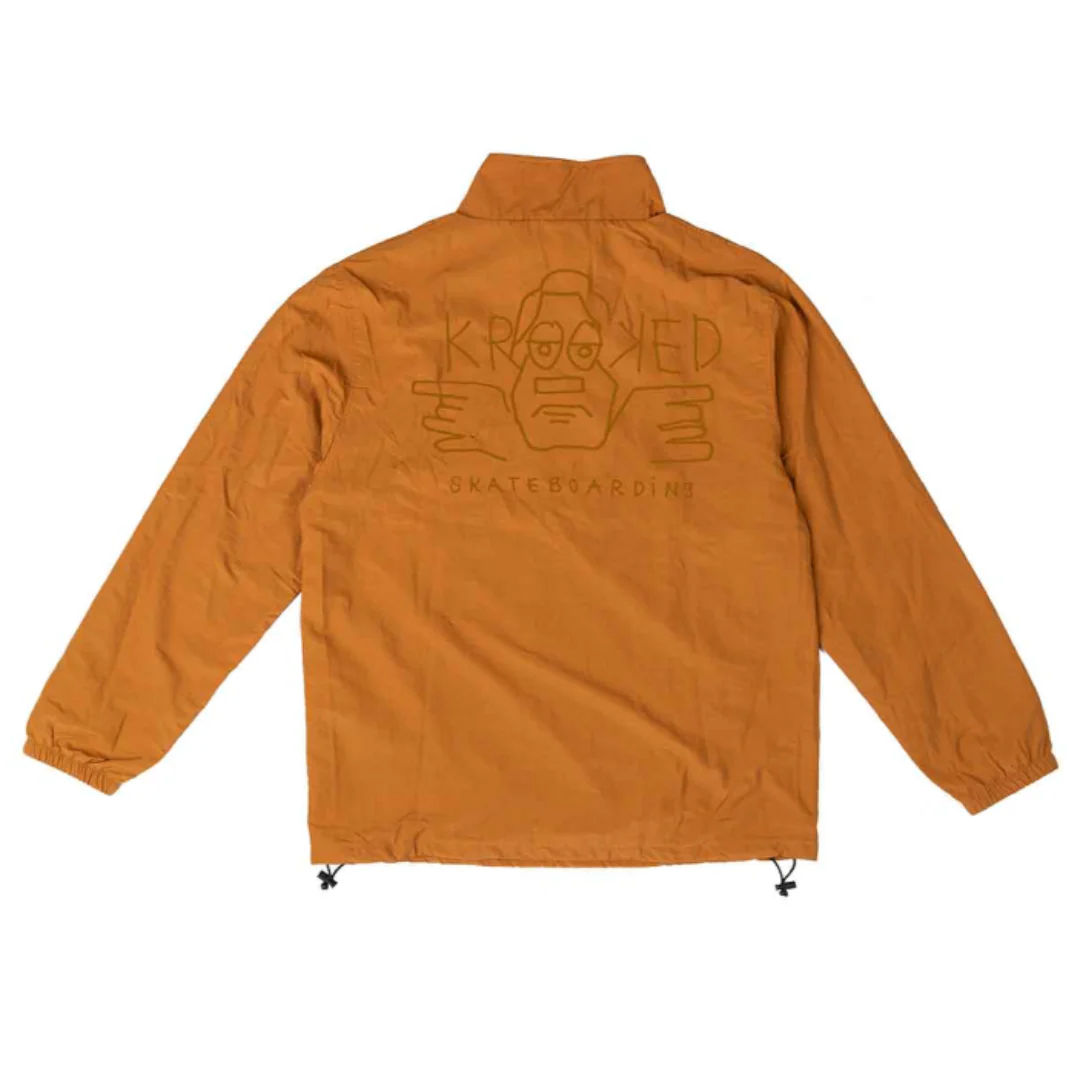 Krooked Arketype Raw Custom 1/4 Zip Track Jacket - Image 2