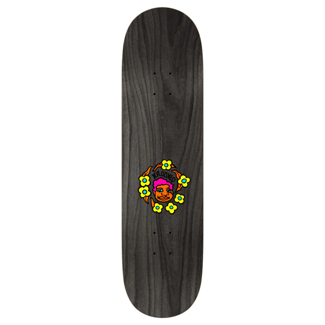 Krooked Gonz Sweatpants Skate Deck Blacklight 8.5" (Lightly Warped) - Image 2