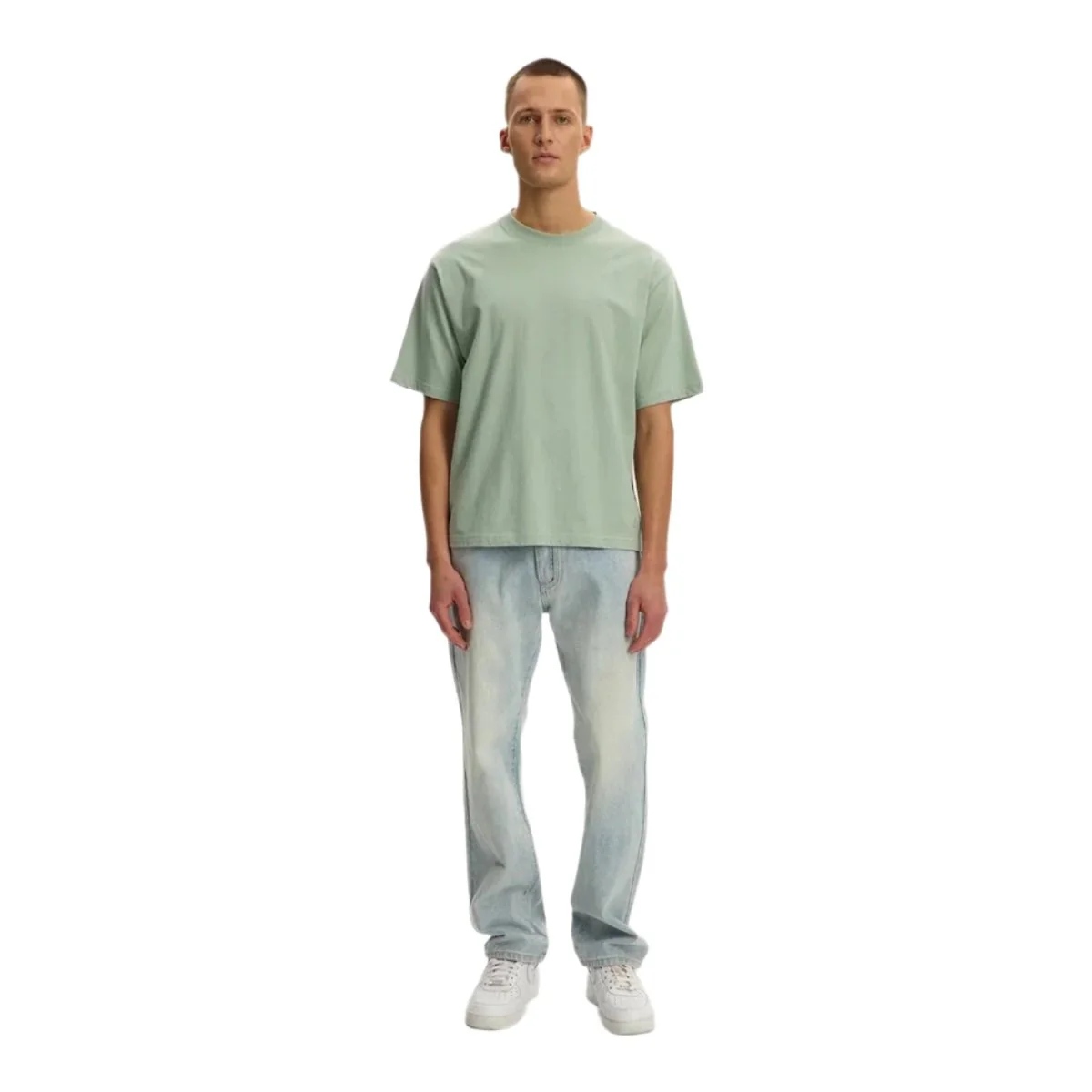 Kuwalla-Tee Men's Eazy Box T-Shirt Sage - Image 3