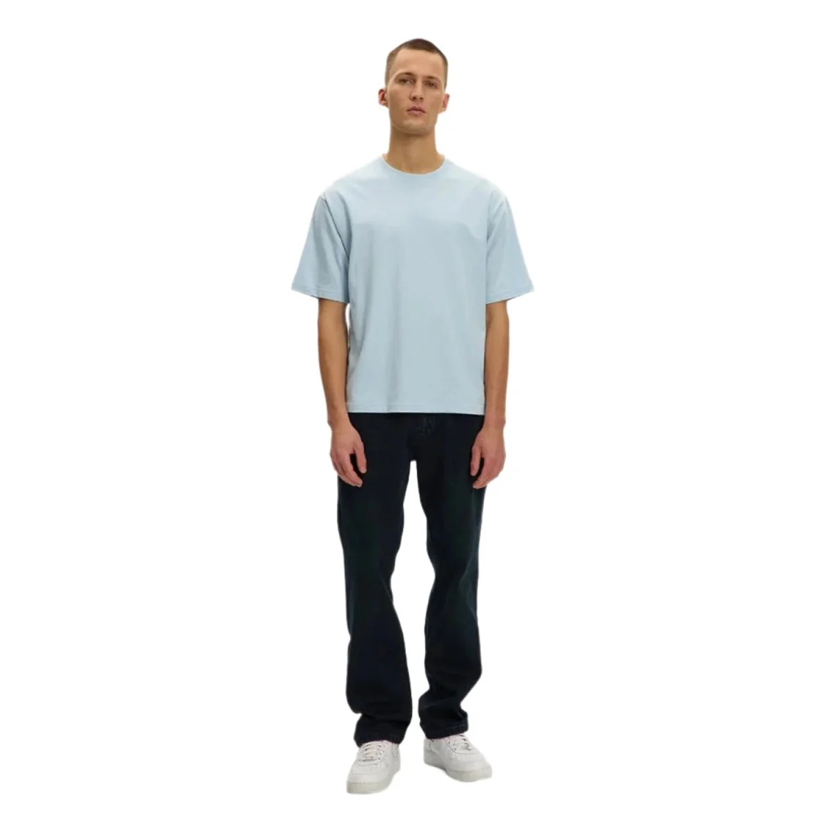 Kuwalla-Tee Men's Eazy Box T-Shirt Sky Blue - Image 3