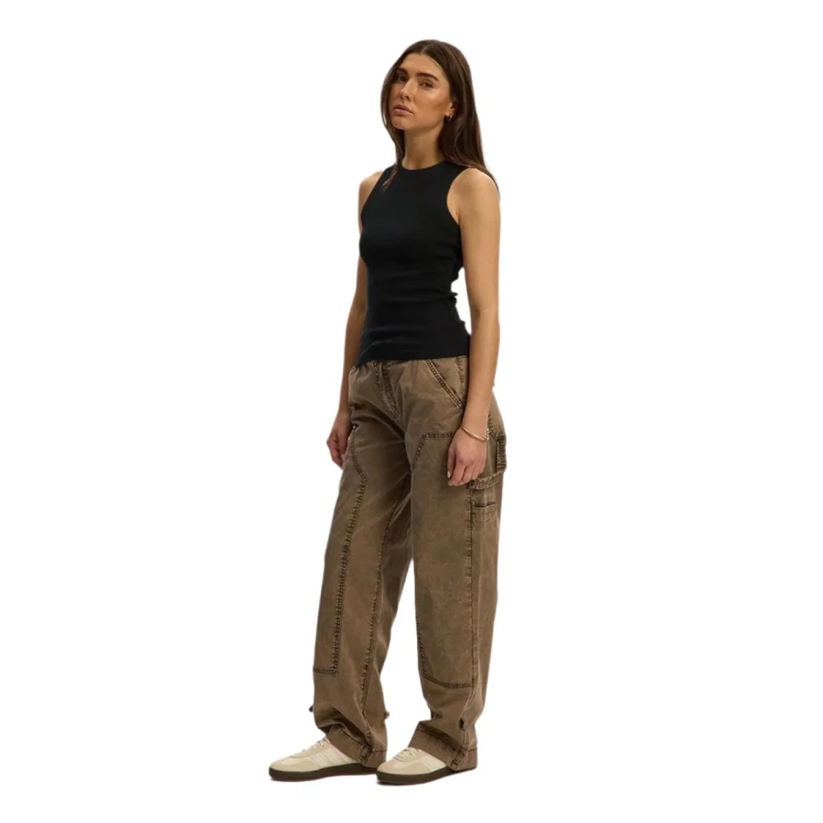 Kuwalla-Tee Women's Alex Rib Racer Black - Image 2