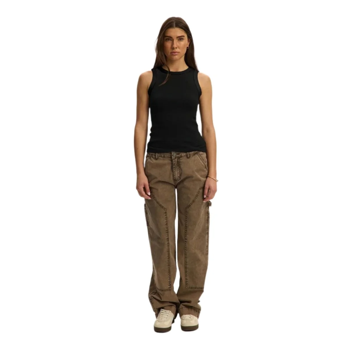 Kuwalla-Tee Women's Alex Rib Racer Black - Image 4