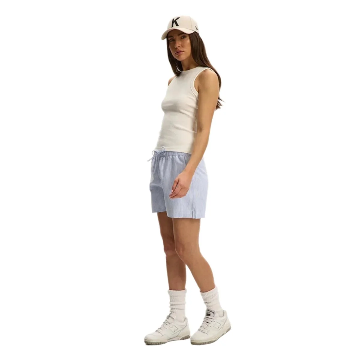 Kuwalla-Tee Women's Alex Rib Racer White - Image 3