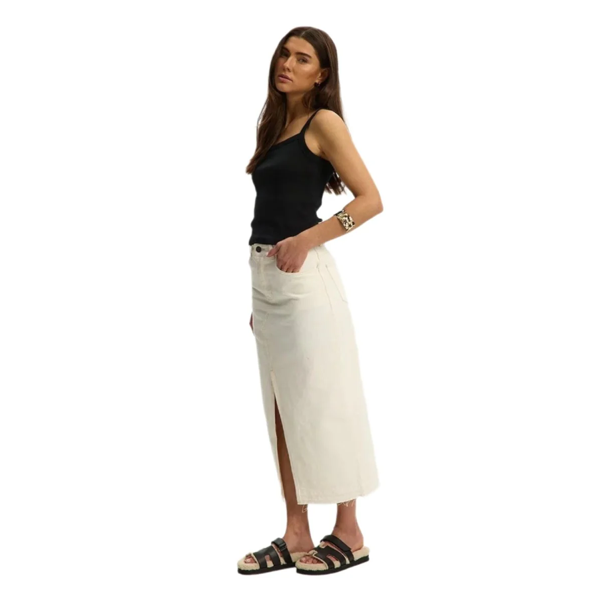 Kuwalla-Tee Women's Solene Sexyback Tank Black - Image 3