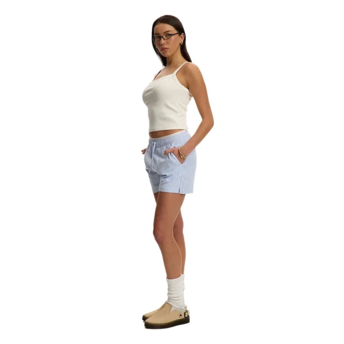 Kuwalla-Tee Women's Solene Sexyback Tank White - Image 3