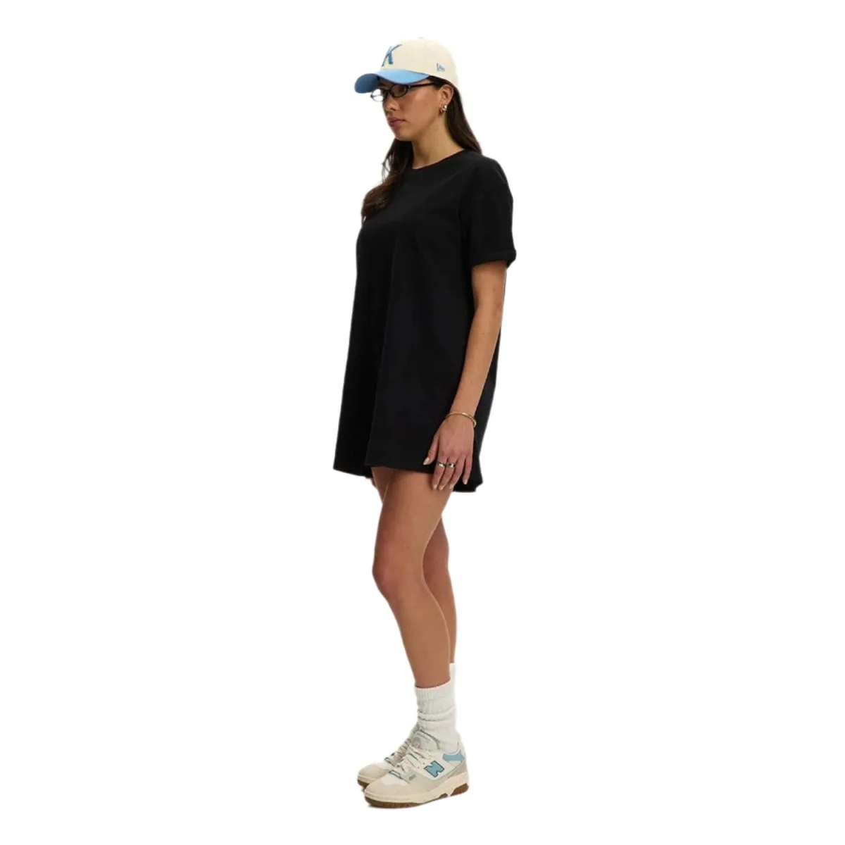 Kuwalla-Tee Women's Vicky T-Shirt Dress All Black - Image 3