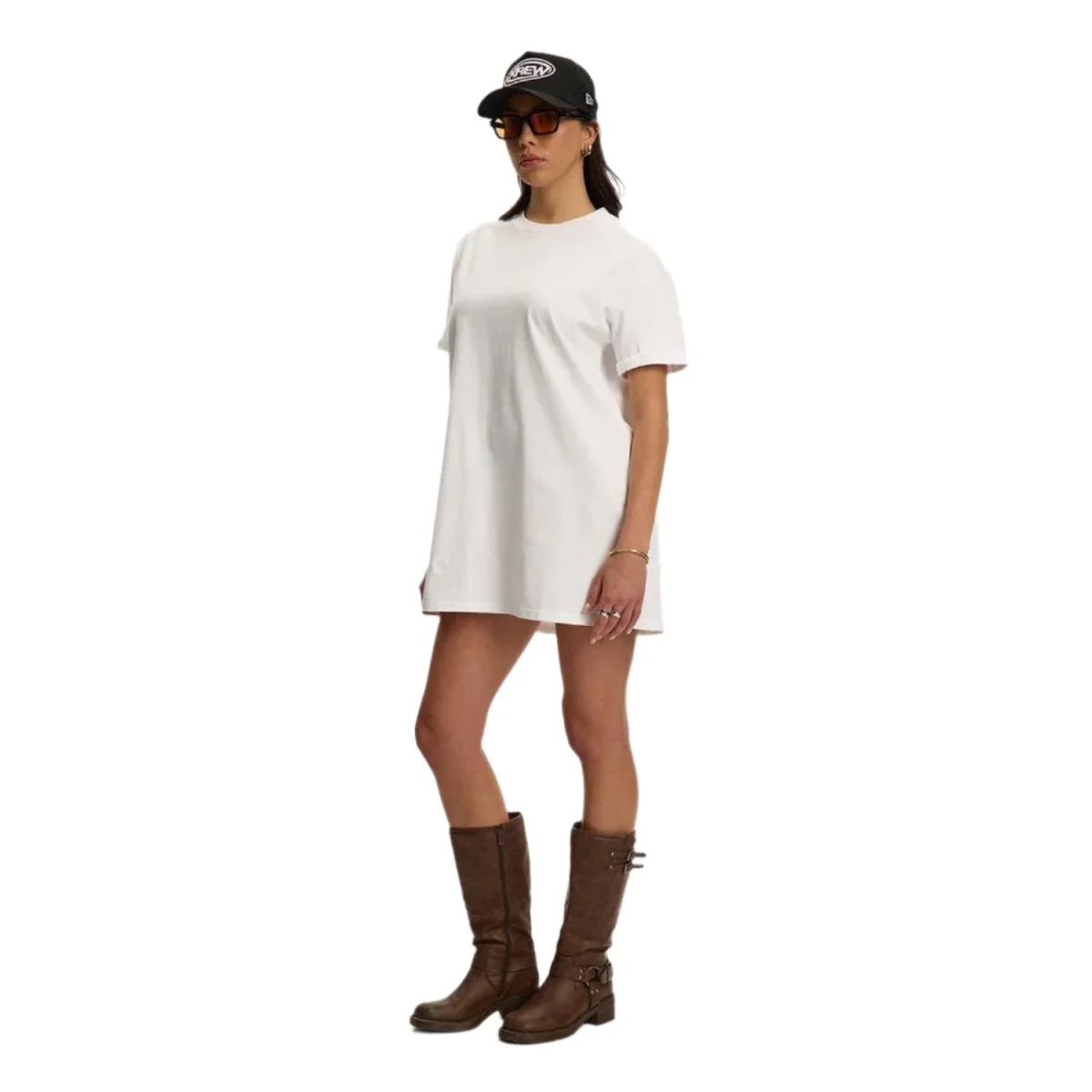 Kuwalla-Tee Women's Vicky T-Shirt Dress White - Image 3